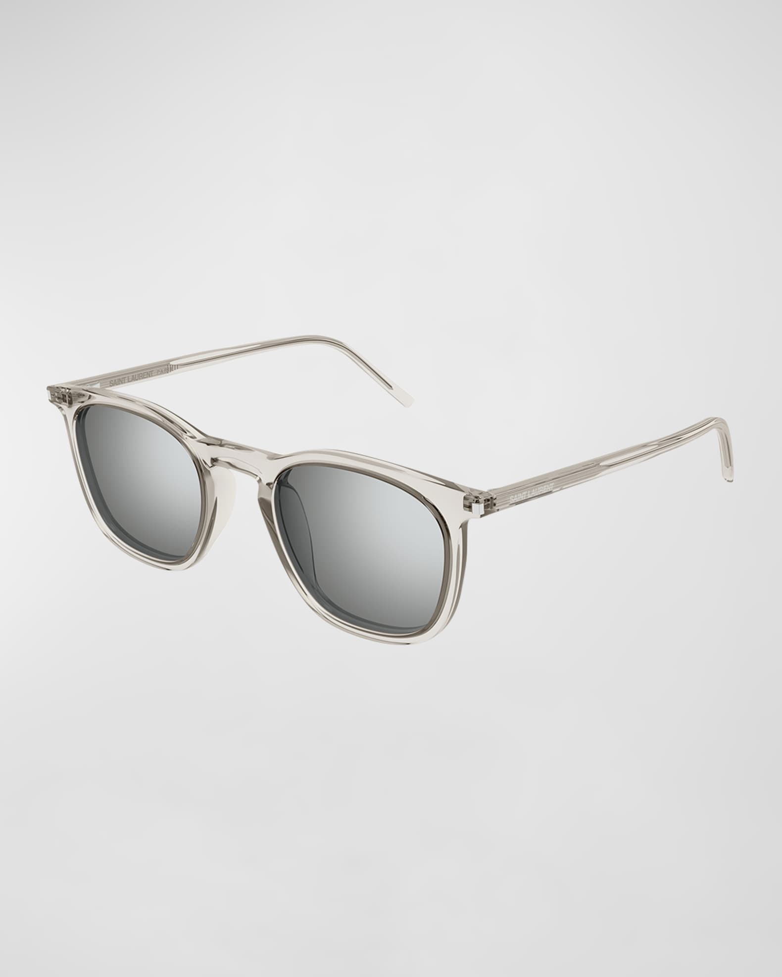 Saint Laurent Men's SL 623 Acetate Square Sunglasses