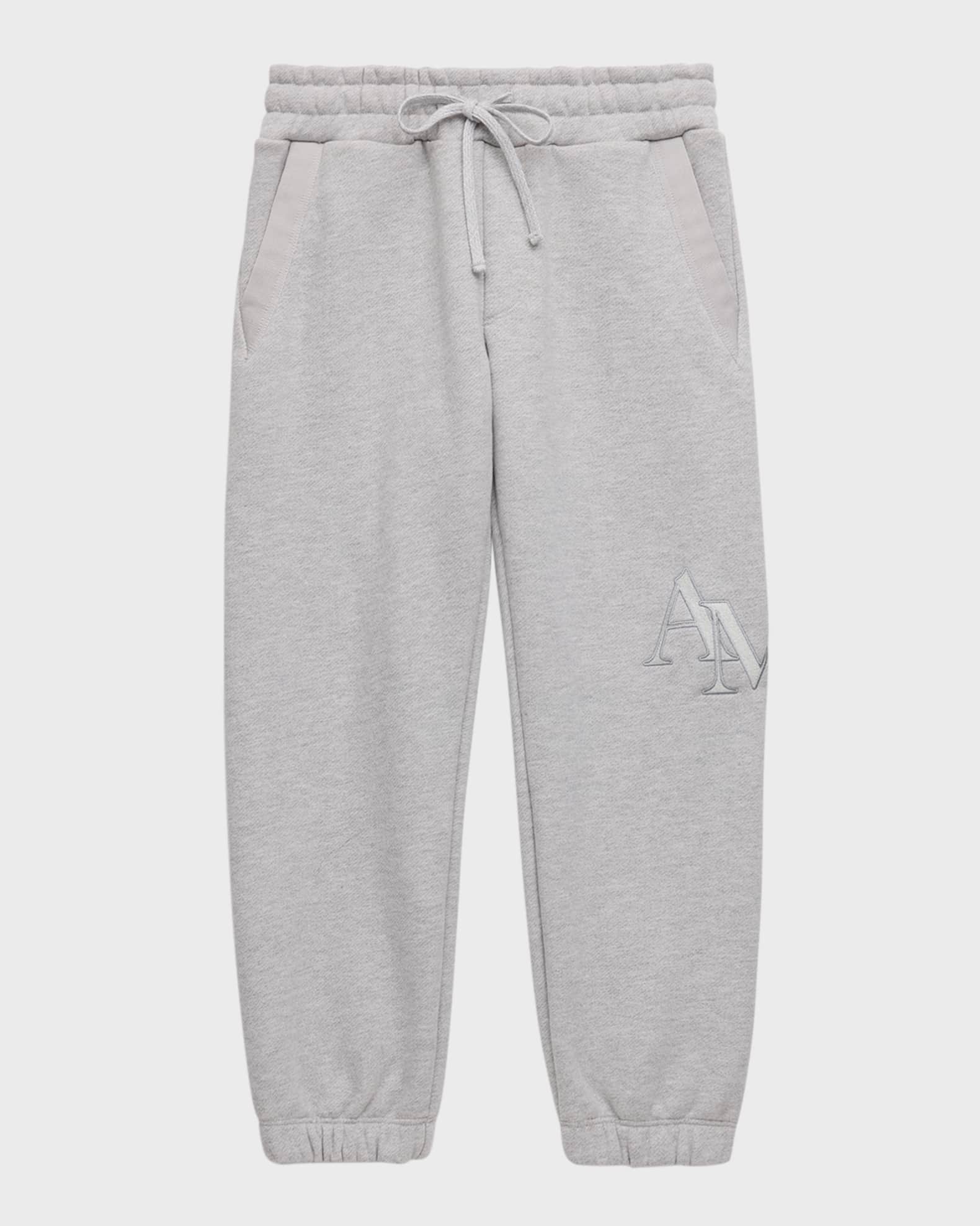 Amiri Kid's Amiri Staggered Sweatpants, Size 6-12
