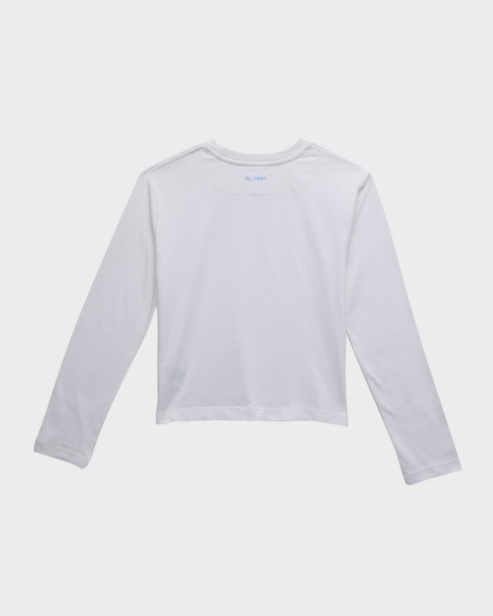 Girl's Cropped Long-Sleeve Tee | Neiman Marcus
