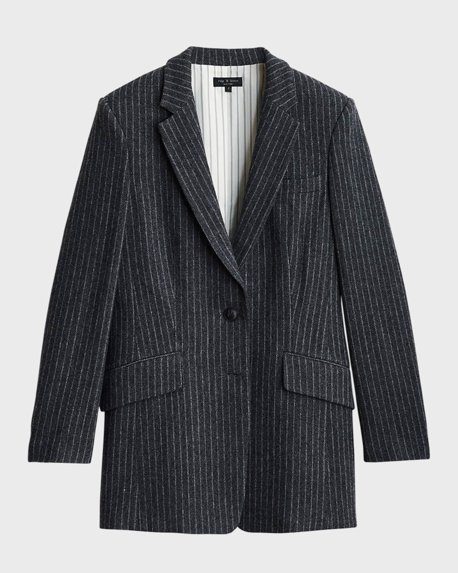Rag & Bone Charles Pinstripe Italian Wool Blazer | Neiman Marcus
