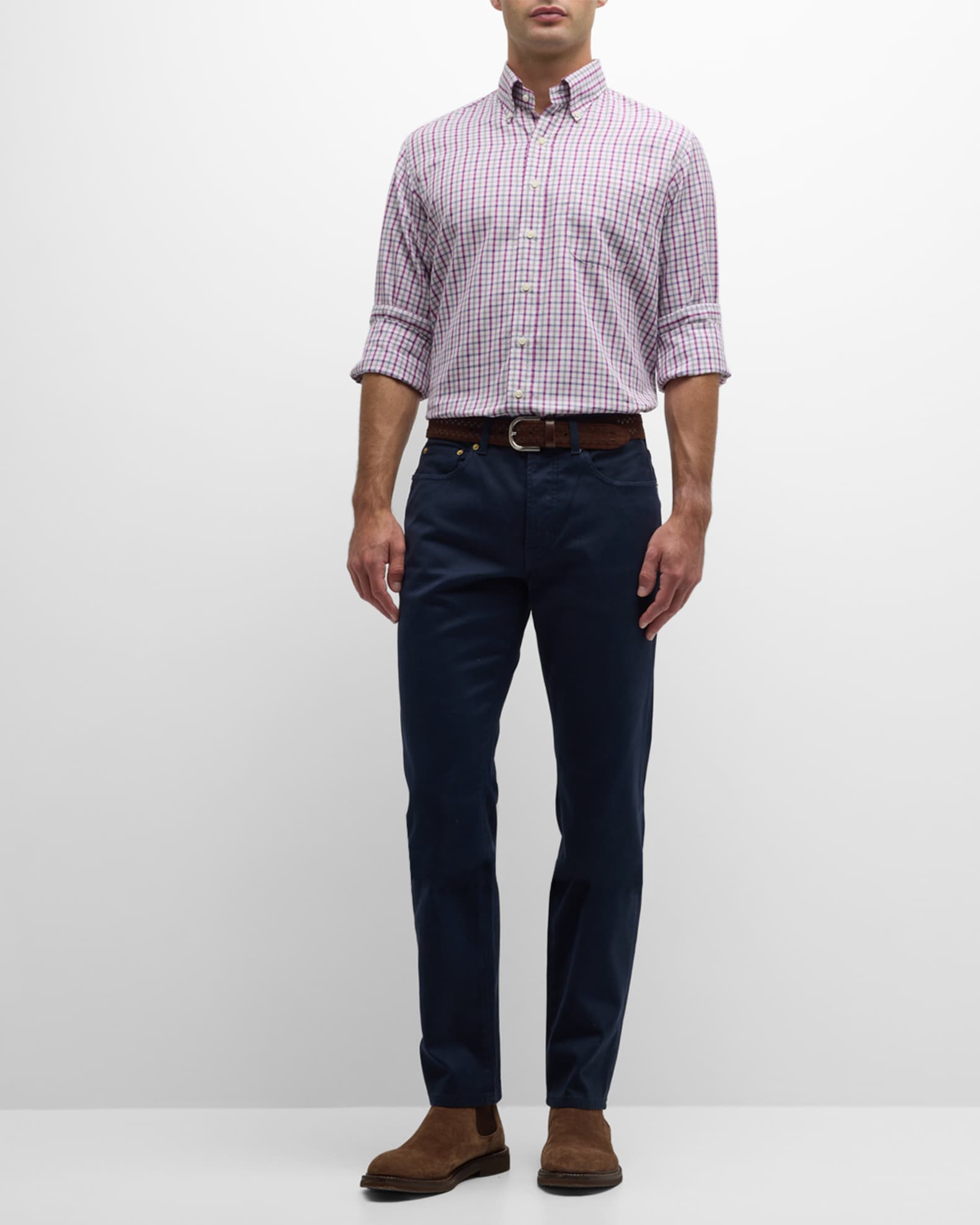 Men's Oxford Tattersall Sport Shirt 1