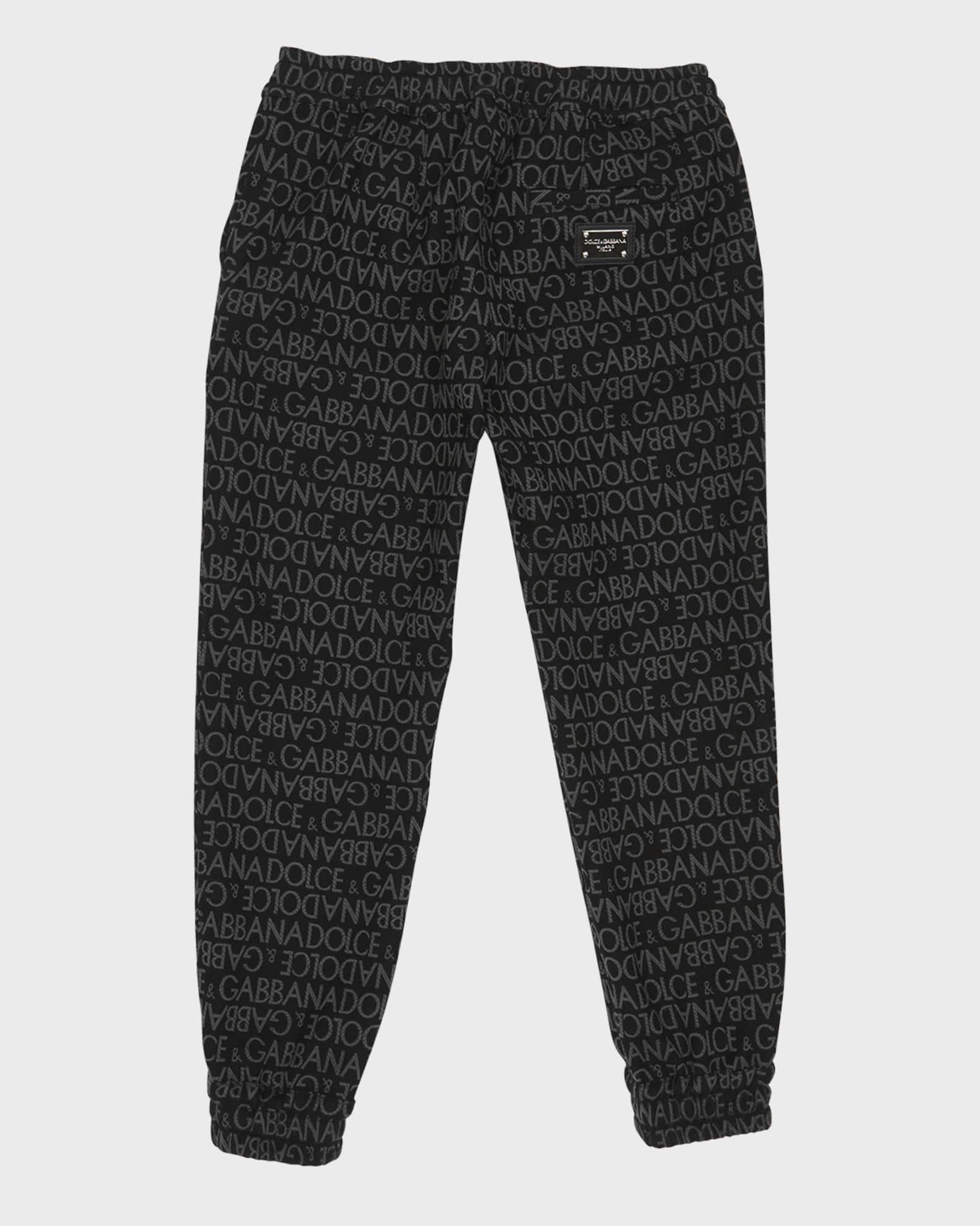 Boy's Repeated Logo-Print Joggers 1