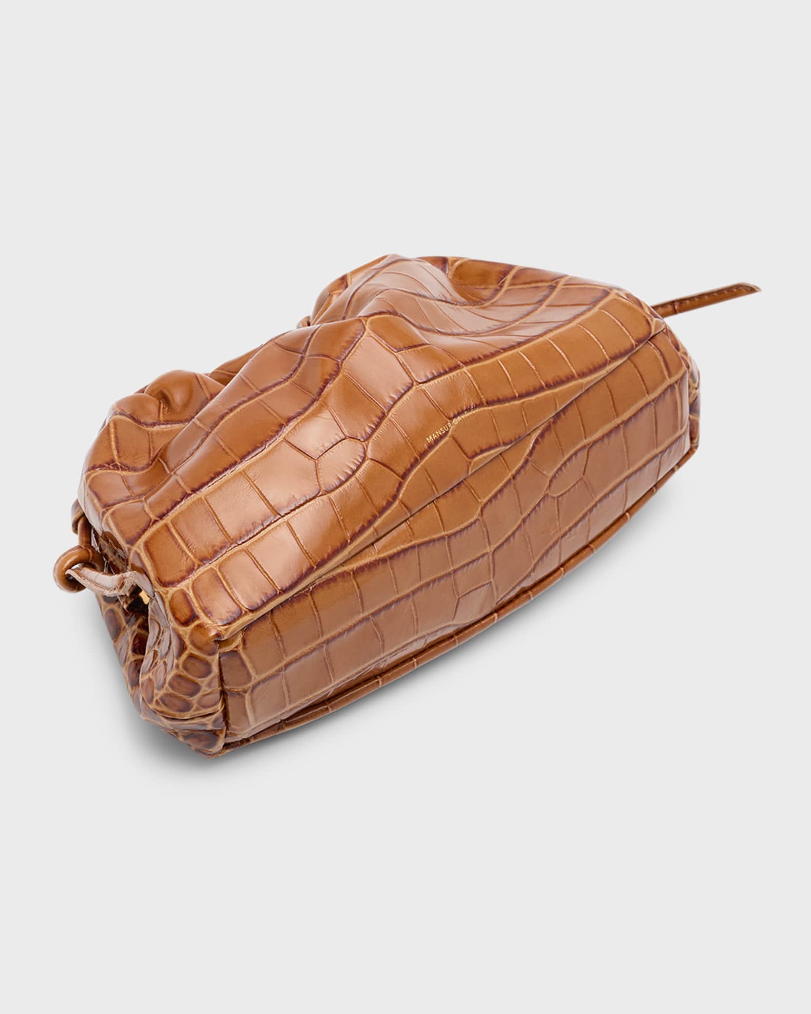 Cloud Mini Croc Embossed Clutch Bag