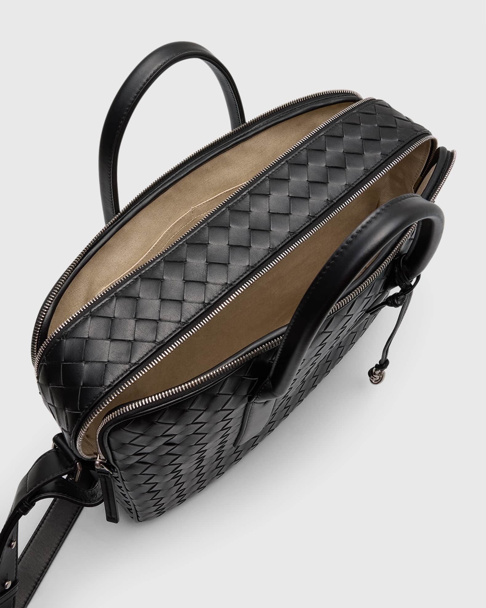 ●バッグインバッグ● BOTTEGA・INTRECCIATO BRIEFCASE 専用 Bottega Veneta Men's Getaway Intrecciato Large Briefcase