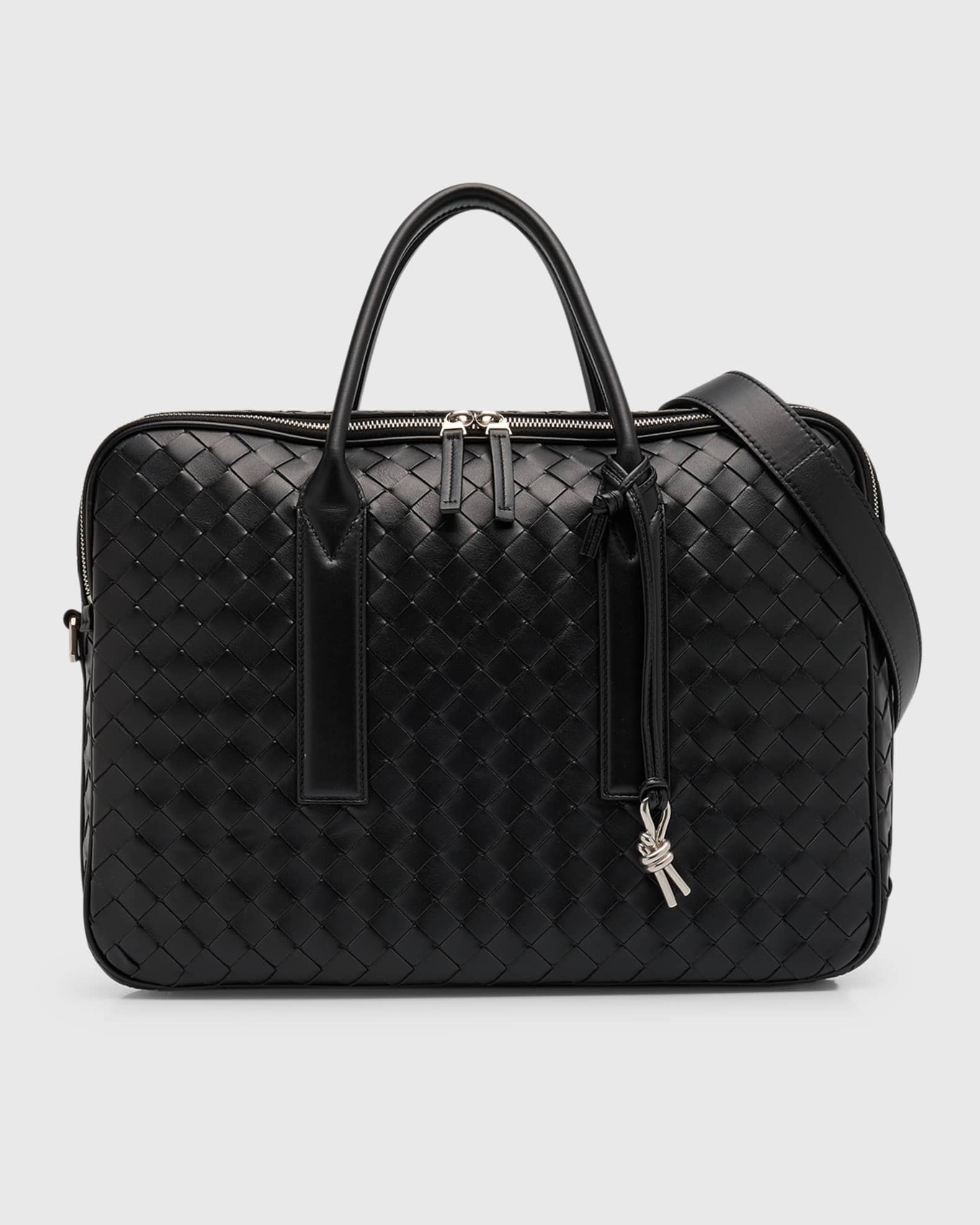 Bottega Veneta Men s Getaway Intrecciato Large Briefcase Neiman Marcus