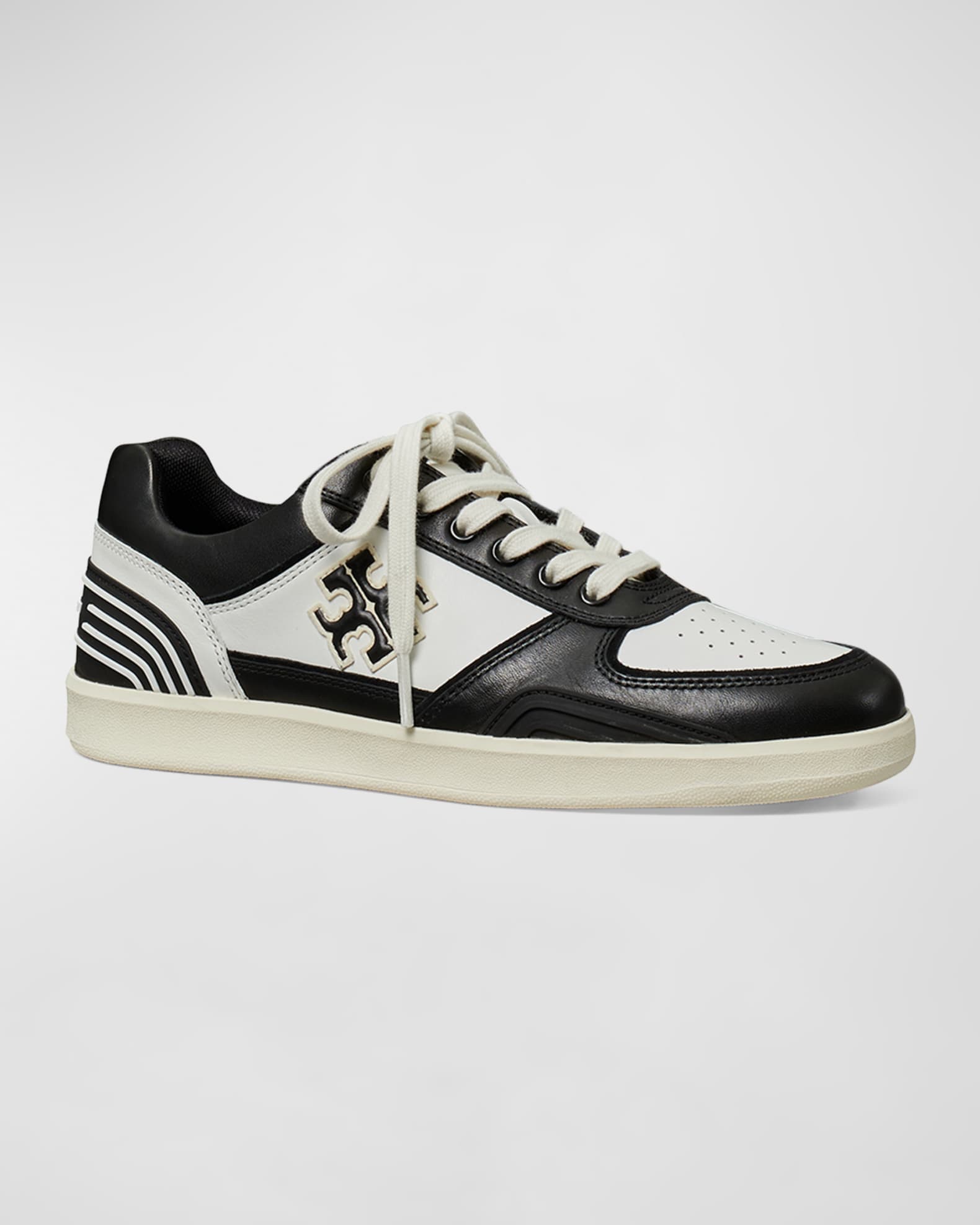 Clover Leather Low-Top Sneakers 1