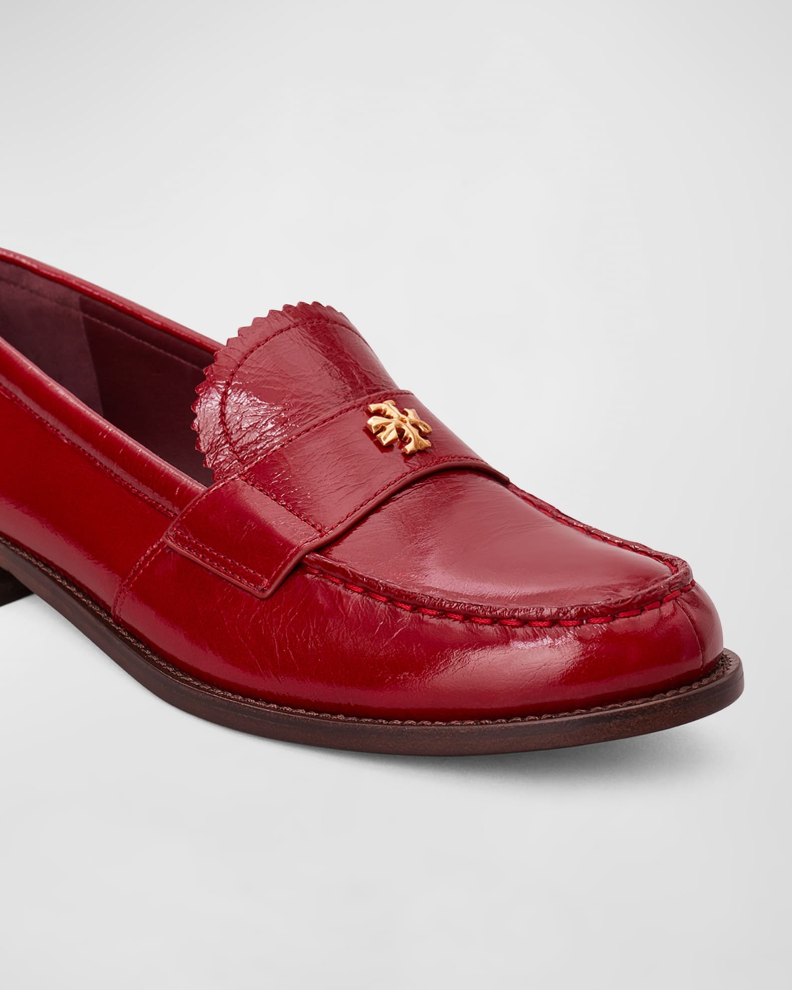 Classic Leather Medallion Loafers
