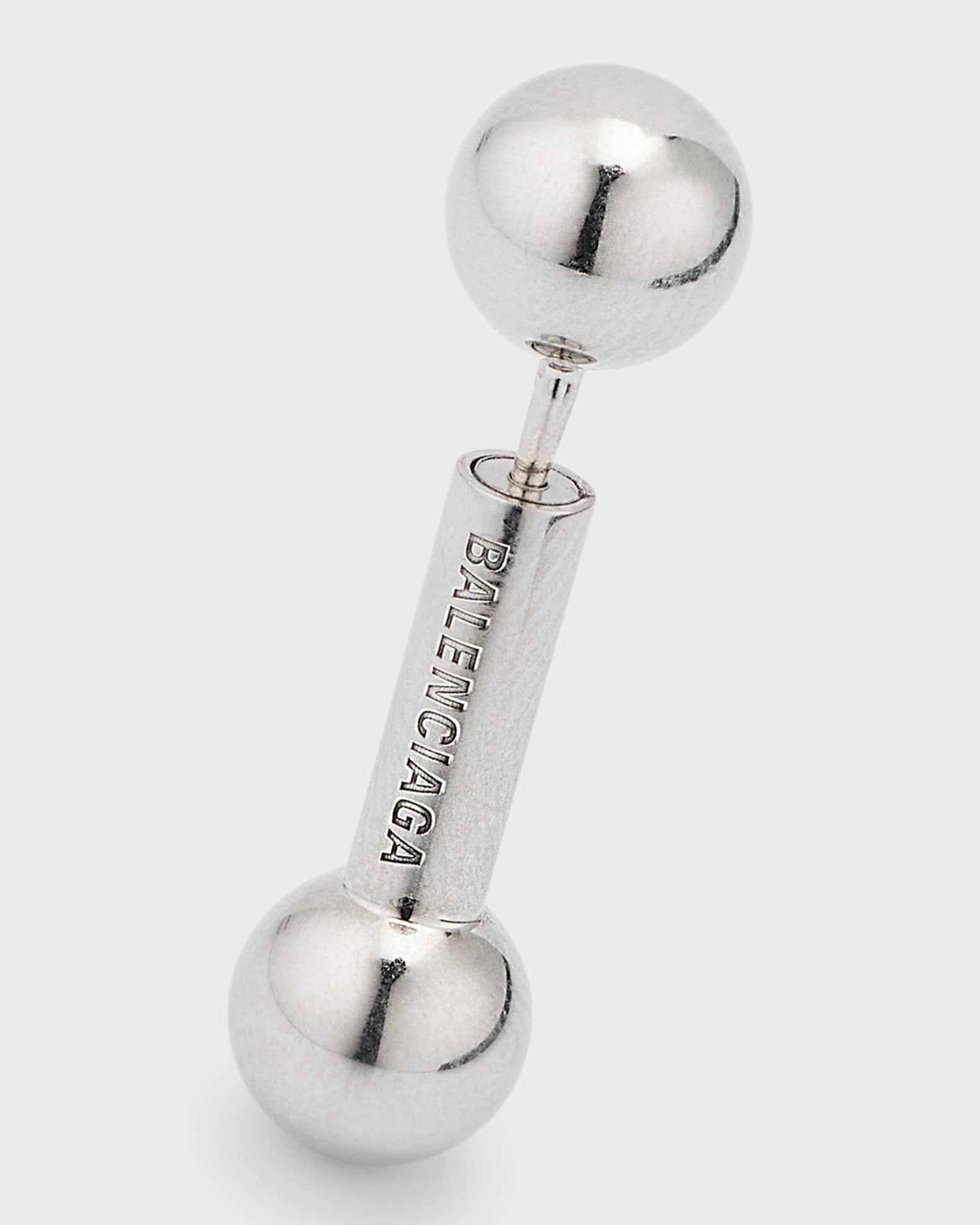 25SS new/BALENCIAGA リビエライヤリング Earrings Silver Balenciaga Sharp Ball earrings Balenciaga