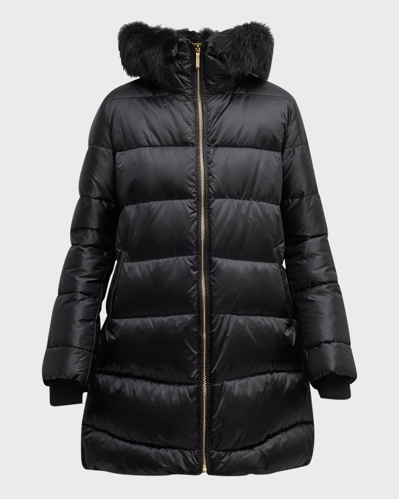 Gorski Apres Ski Down Filled Jacket With Detachable Toscana Lamb