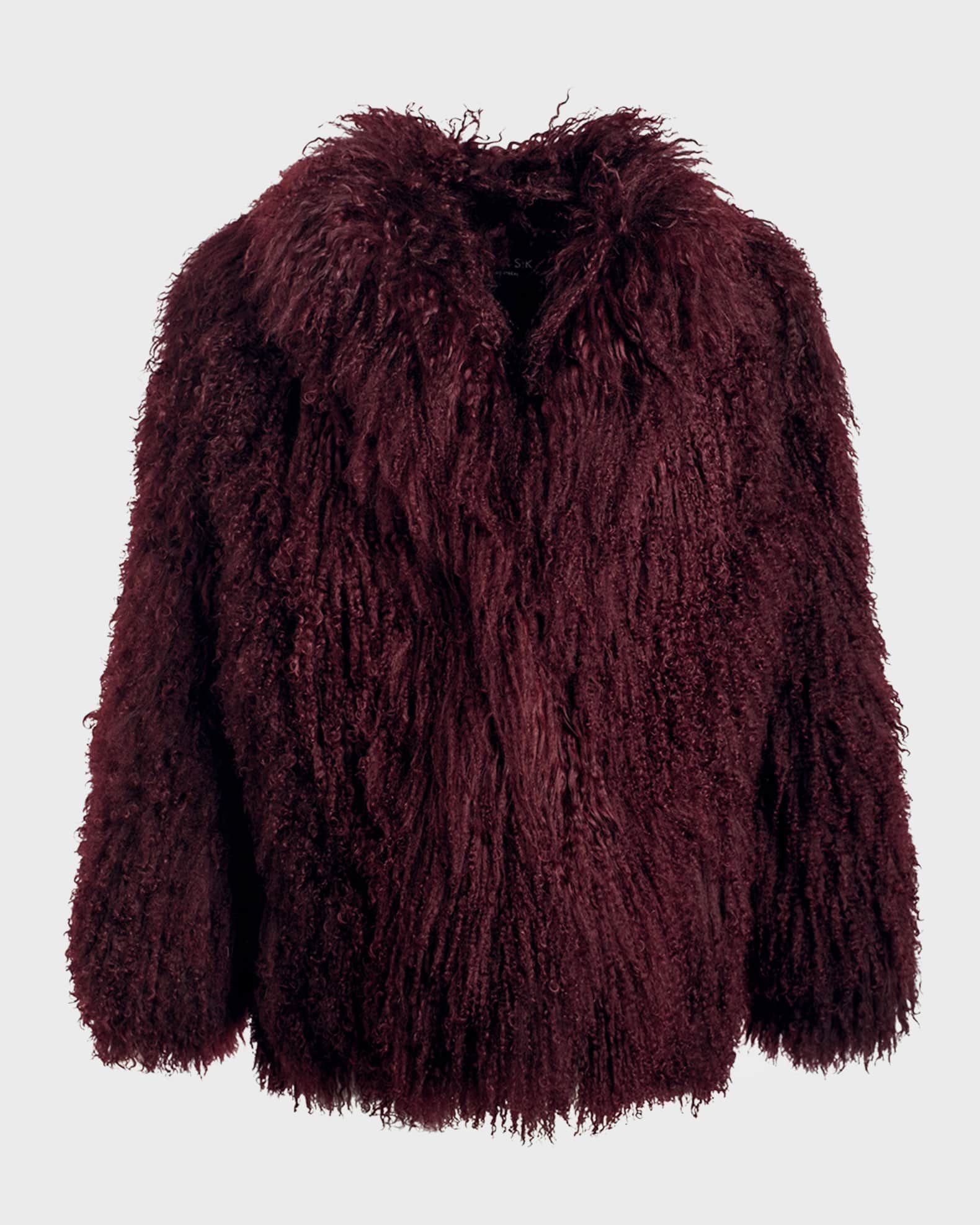 Gorski Mongolian Goat Fur Jacket | Neiman Marcus