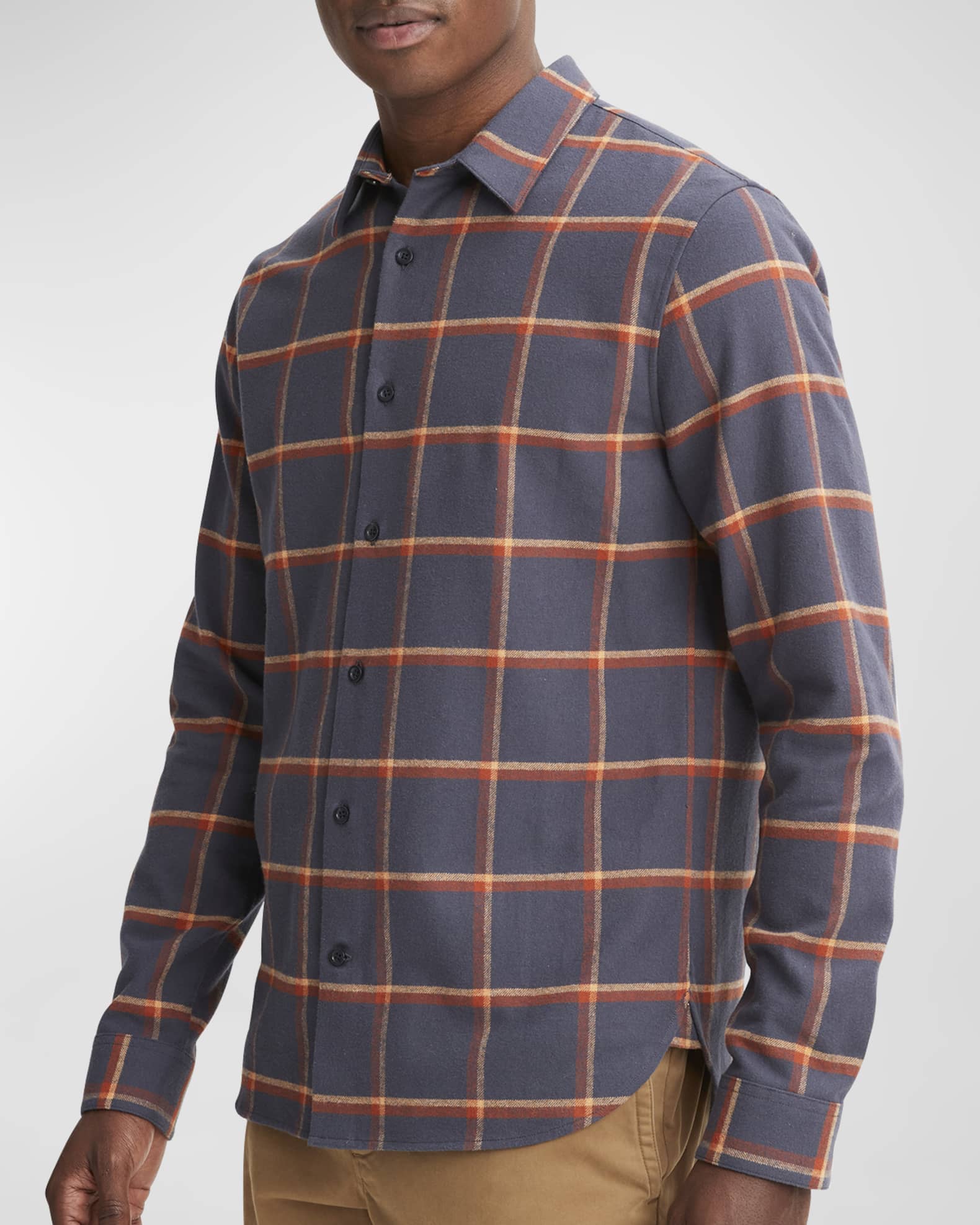 Vince Men's Skipton Plaid Sport Shirt