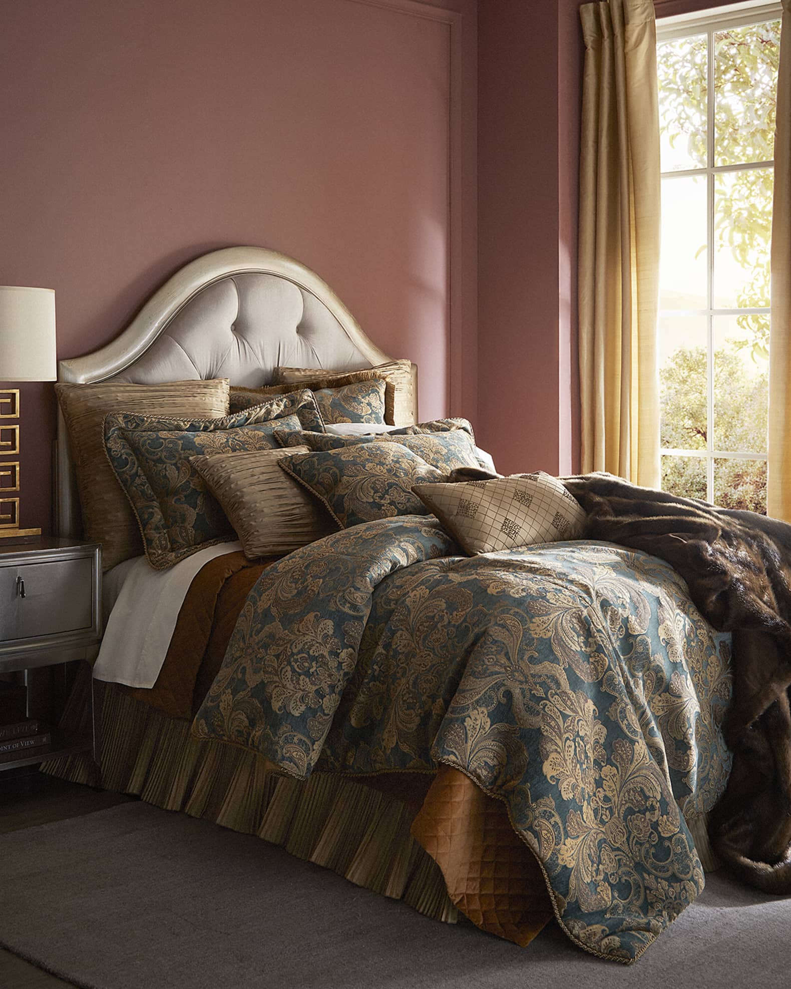 Elite Quilted Velvet Coverlet 1