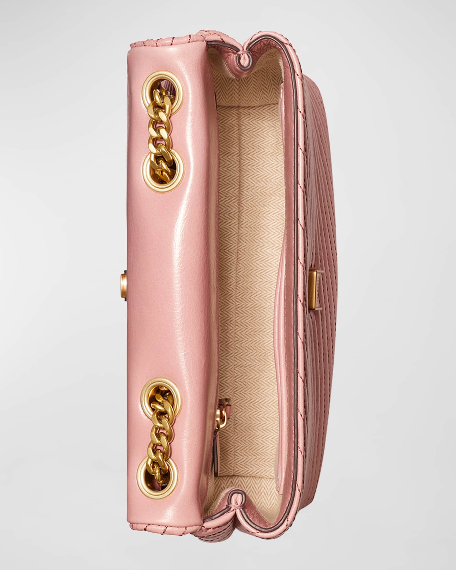 Tory Burch Kira Moto Small Quilted Convertible Shoulder Bag Neiman Marcus