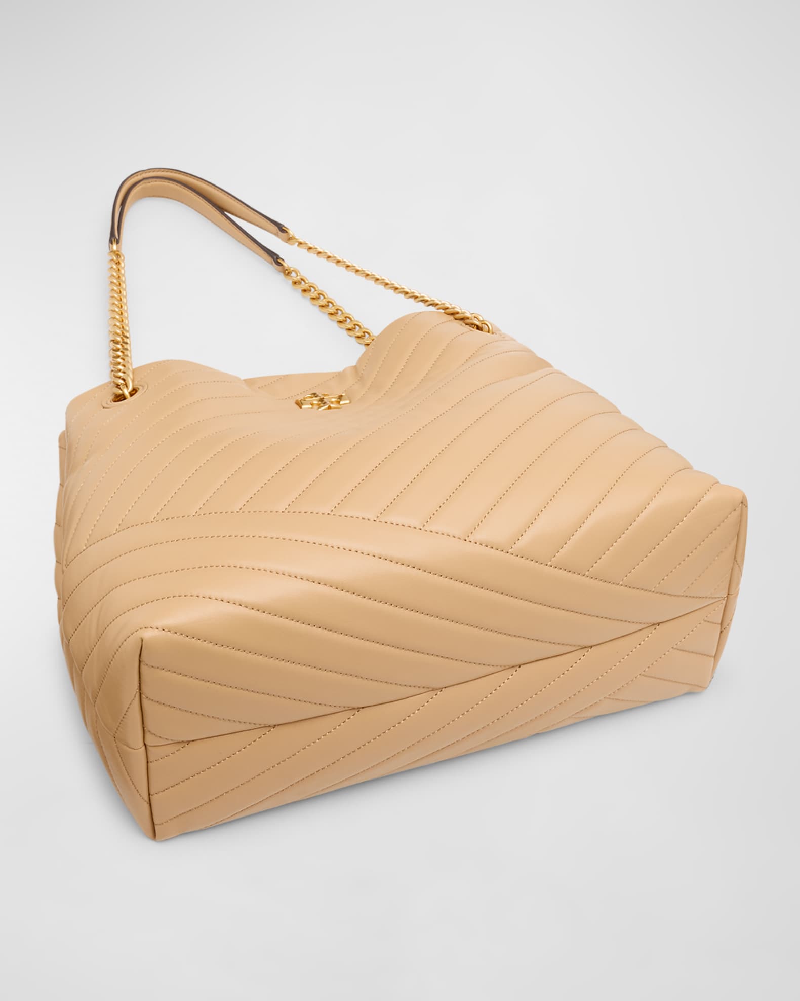 TORY BURCH Kira ストロー トートバッグ レザートリム TORY BURCH Kira ストロー トートバッグ レザートリム∴ (Tory