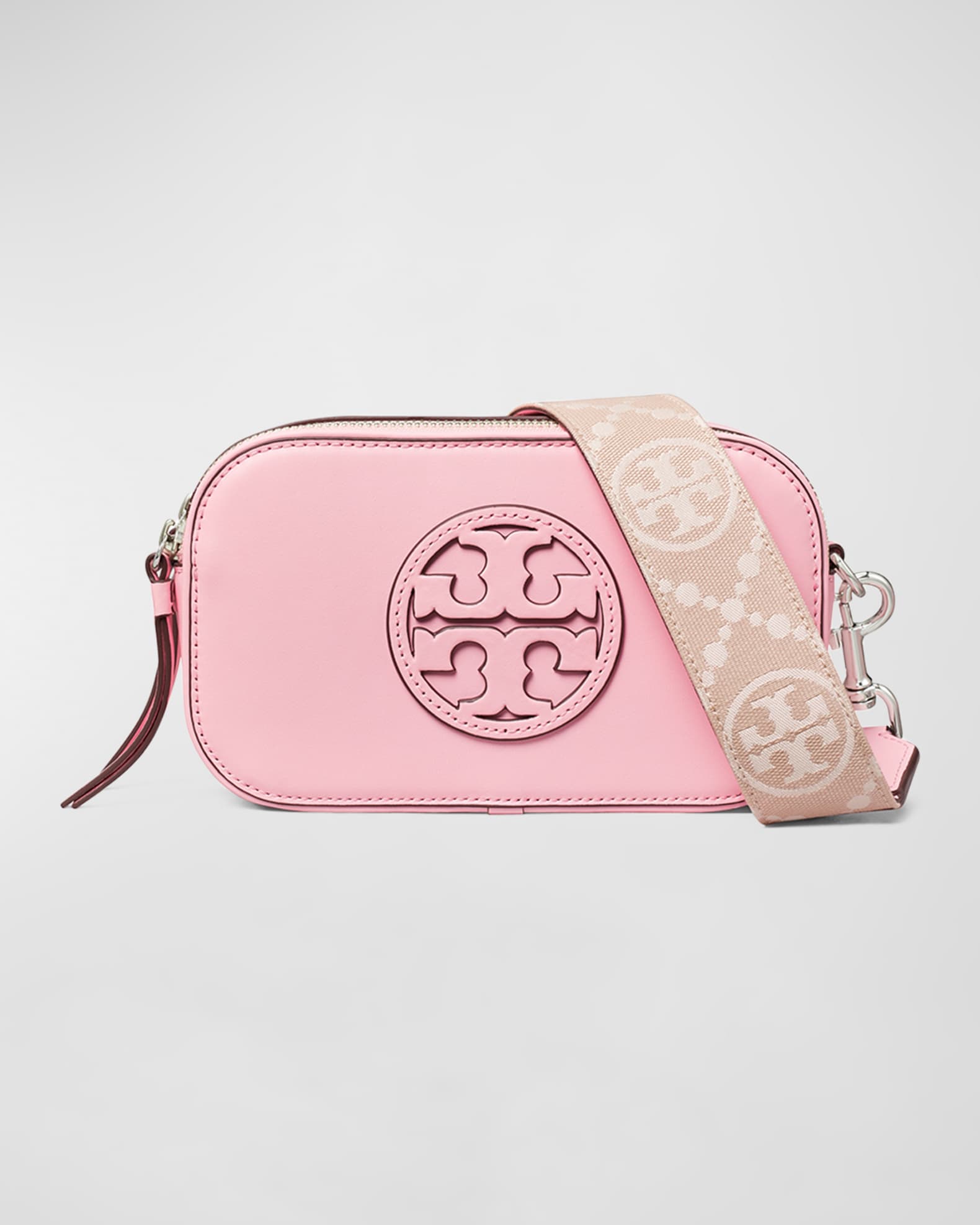 Previously owned Tory Burch Miller nano crossbody. Fits your cards
