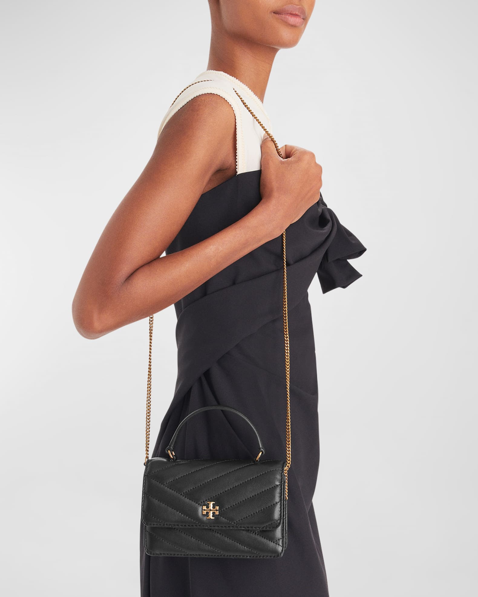 Tory Burch Kira Mini Quilted TopHandle Bag Neiman Marcus