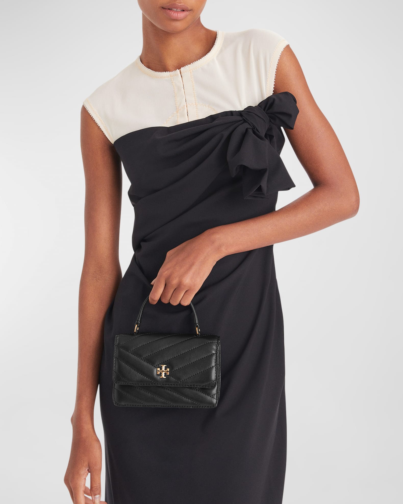 Tory Burch Kira Mini Quilted TopHandle Bag Neiman Marcus