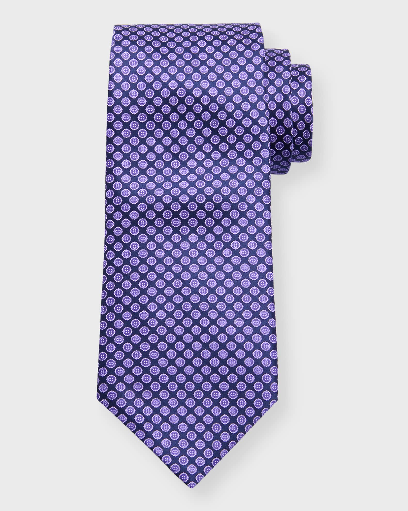 Men's Silk Multi-Circle Tie 0