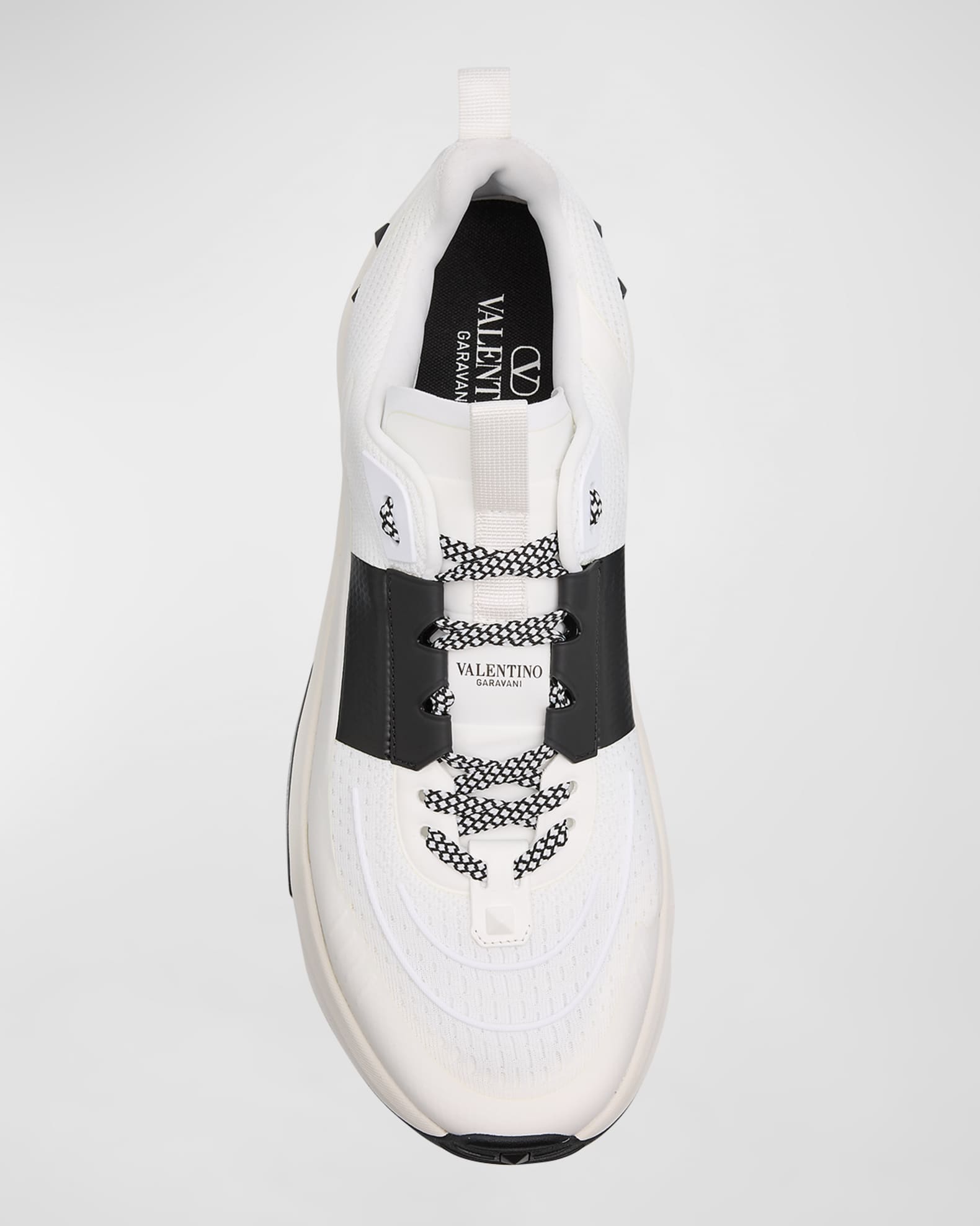 スニーカー VALENTINO GARAVANI 'True Act' sneakers White/Black Valentino Garavani True Act Low Top Sneakers in Mesh and