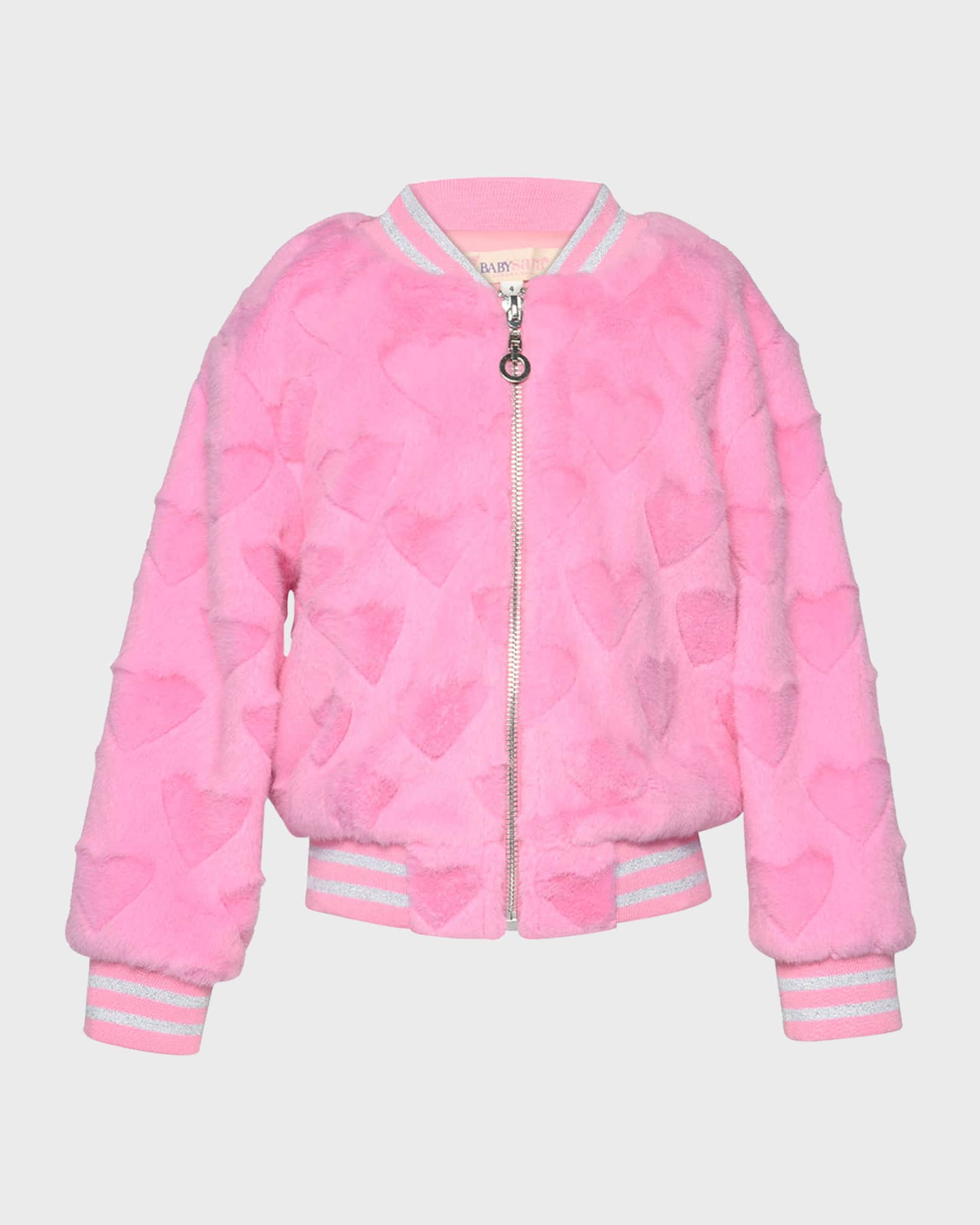 Girls fur bomber jacket new arrivals