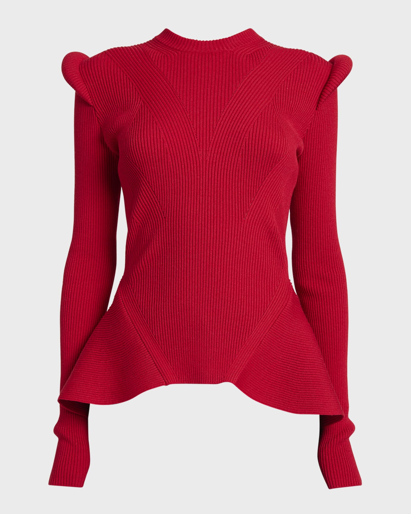 Womens peplum jumper top