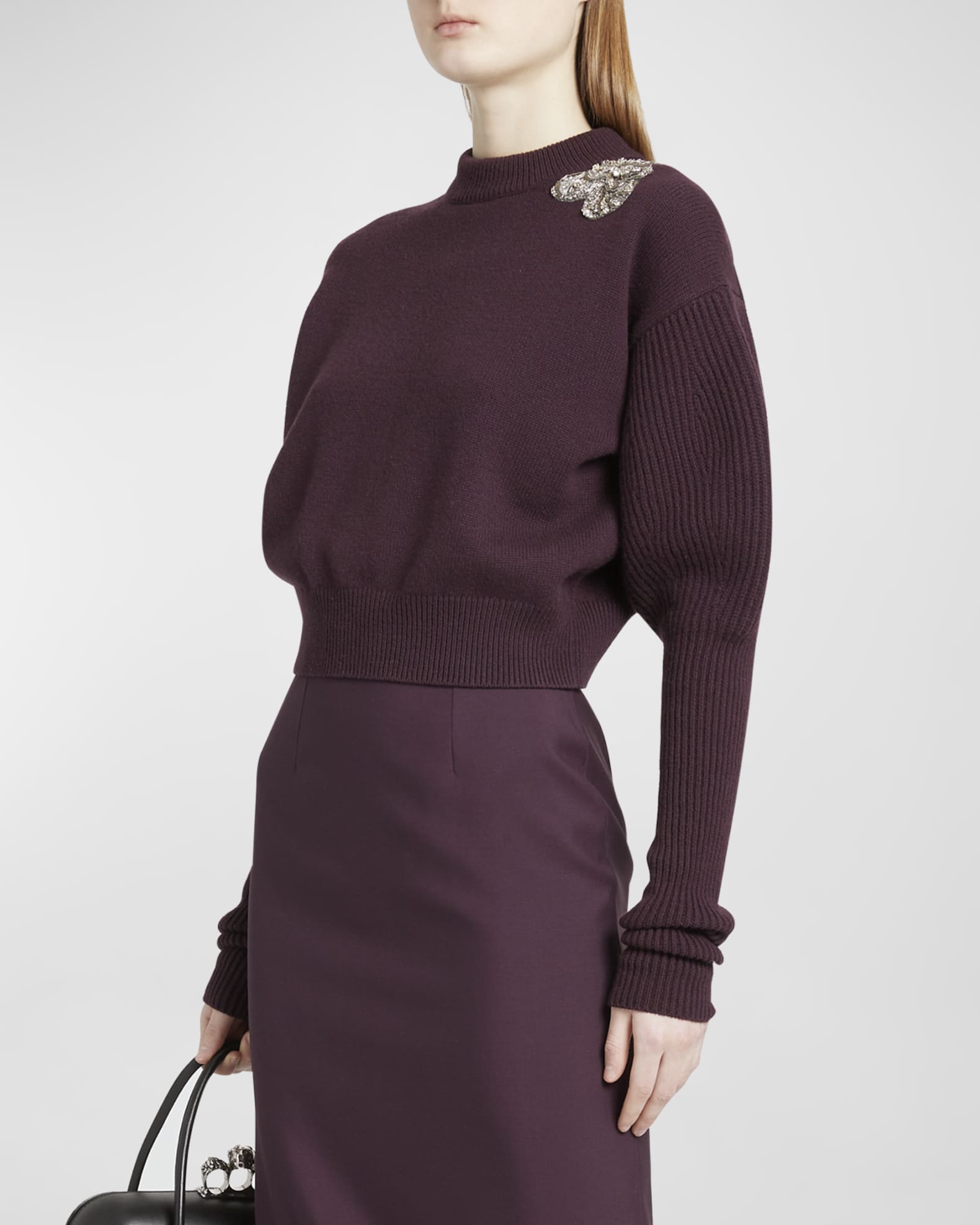 Louis Vuitton Men's burgundy sweater- New w/o tags - Depop