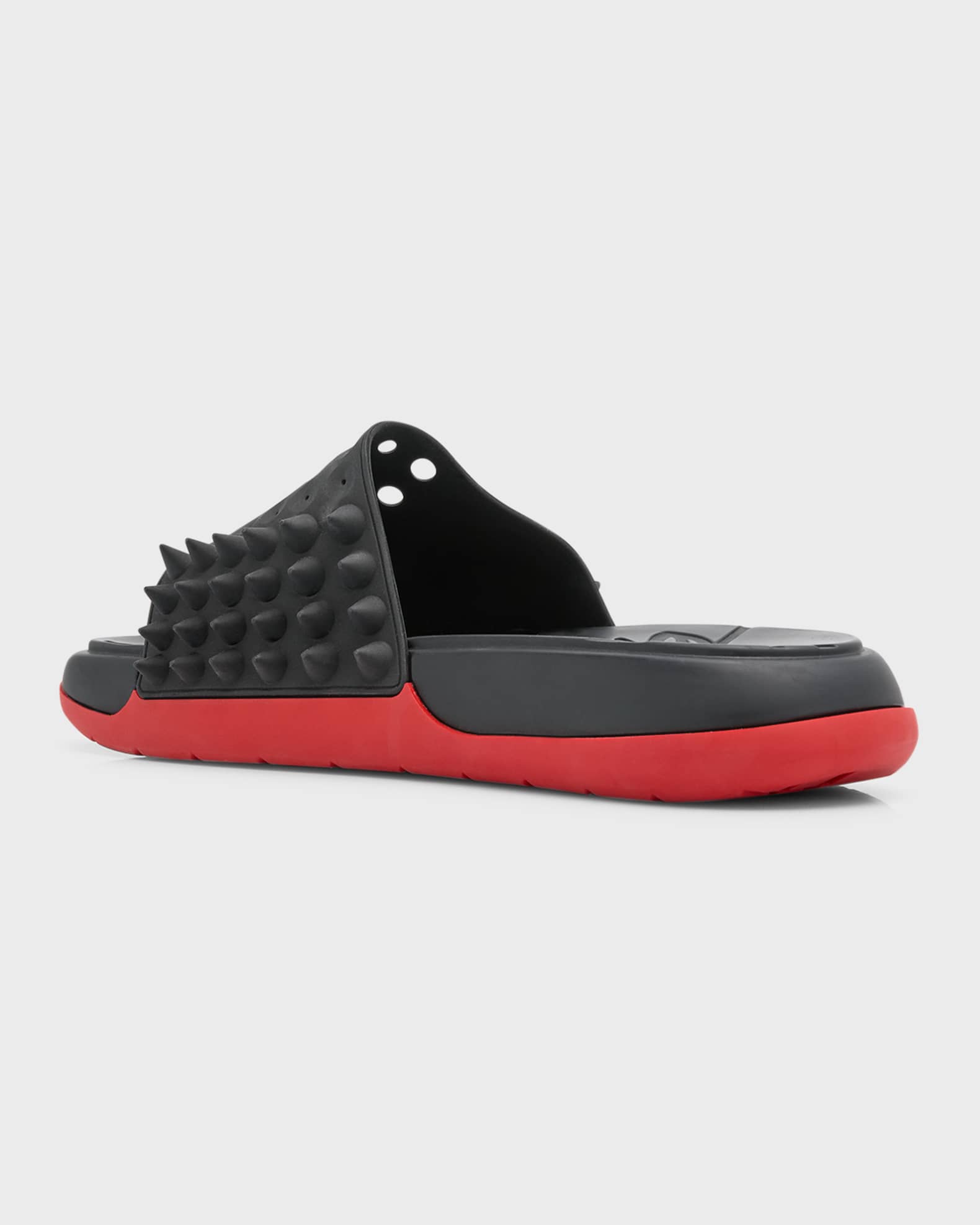 Christian Louboutin Men's Take It Easy Rubber Slide Sandals