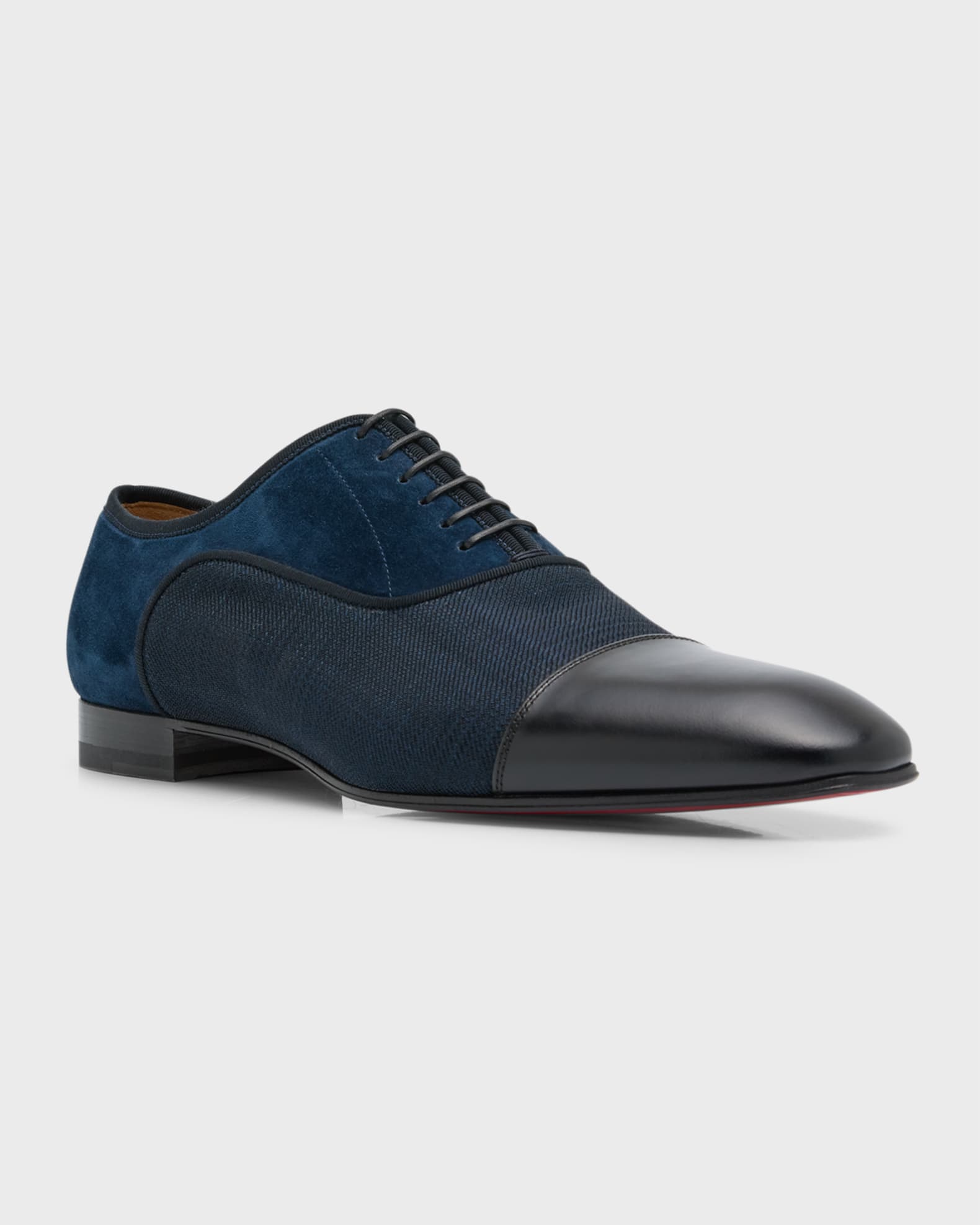 Christian Louboutin Men s Greggo Red Sole Oxfords Neiman Marcus