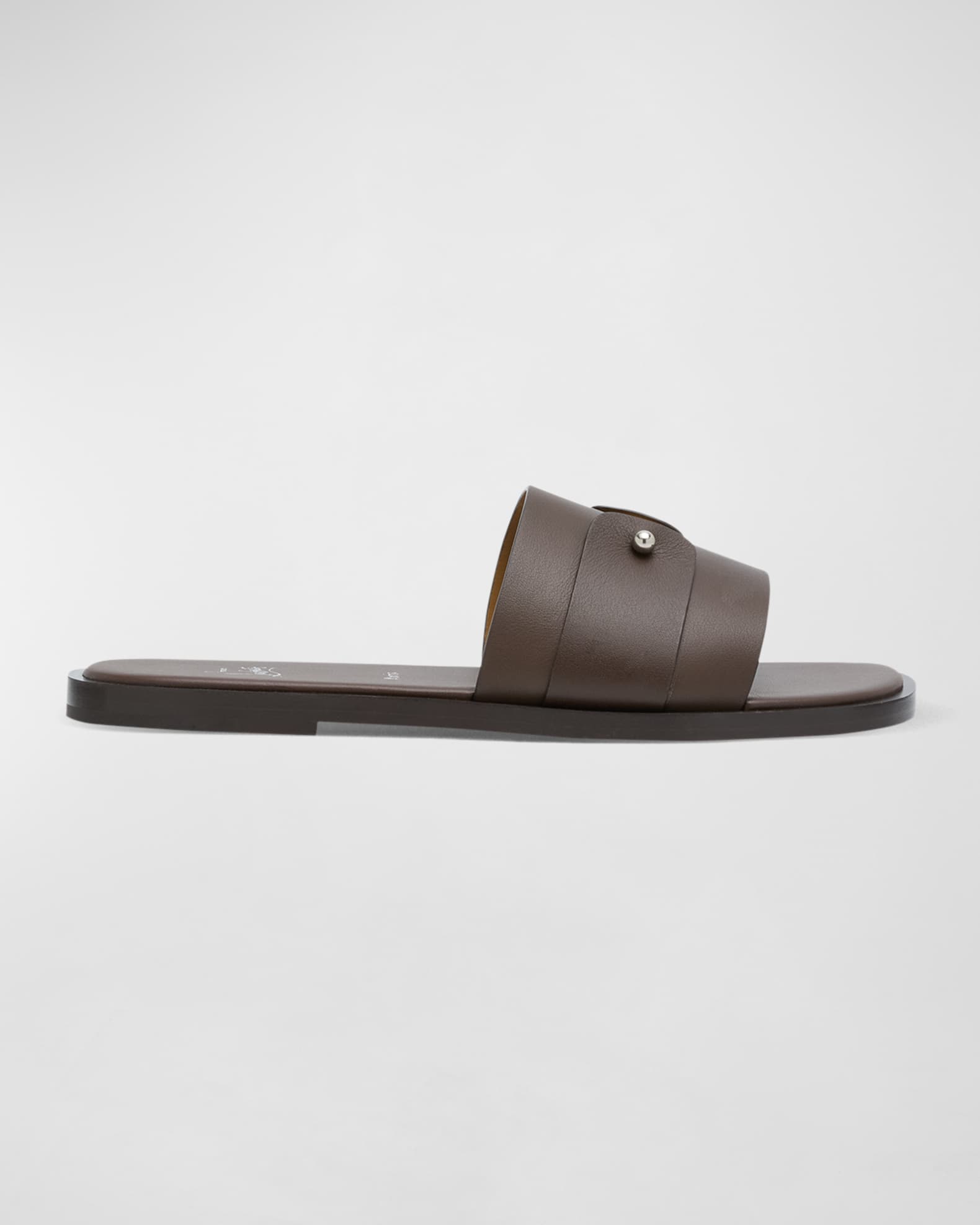 Christian Louboutin Men's Chambelimule Leather Slides