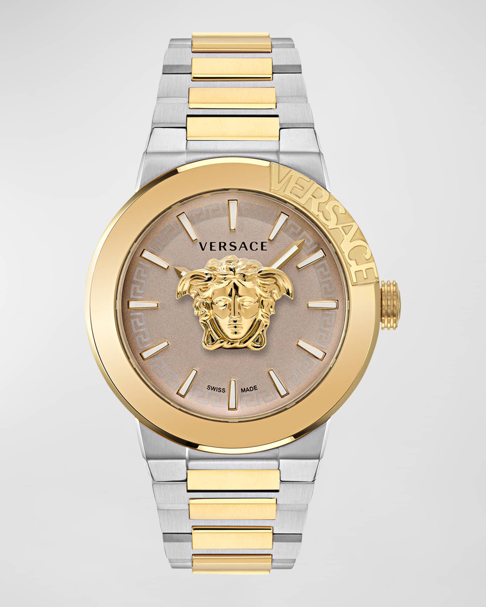 Versace two tone watch sale