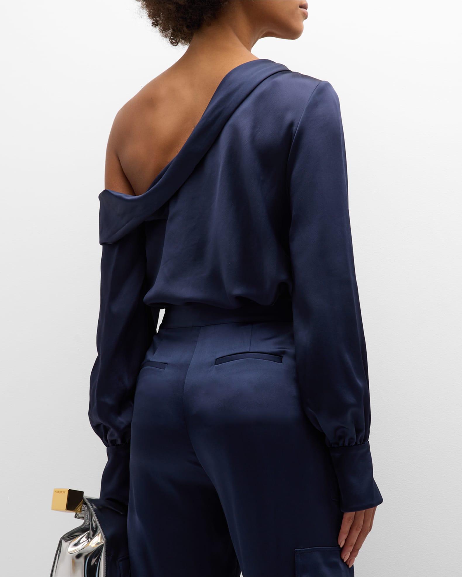 トップス DAIRIKU 21AW Satin Shirt with Money Clip DAIRIKU 21AW Satin Shirt with Money Clip dairiku 21aw Satin