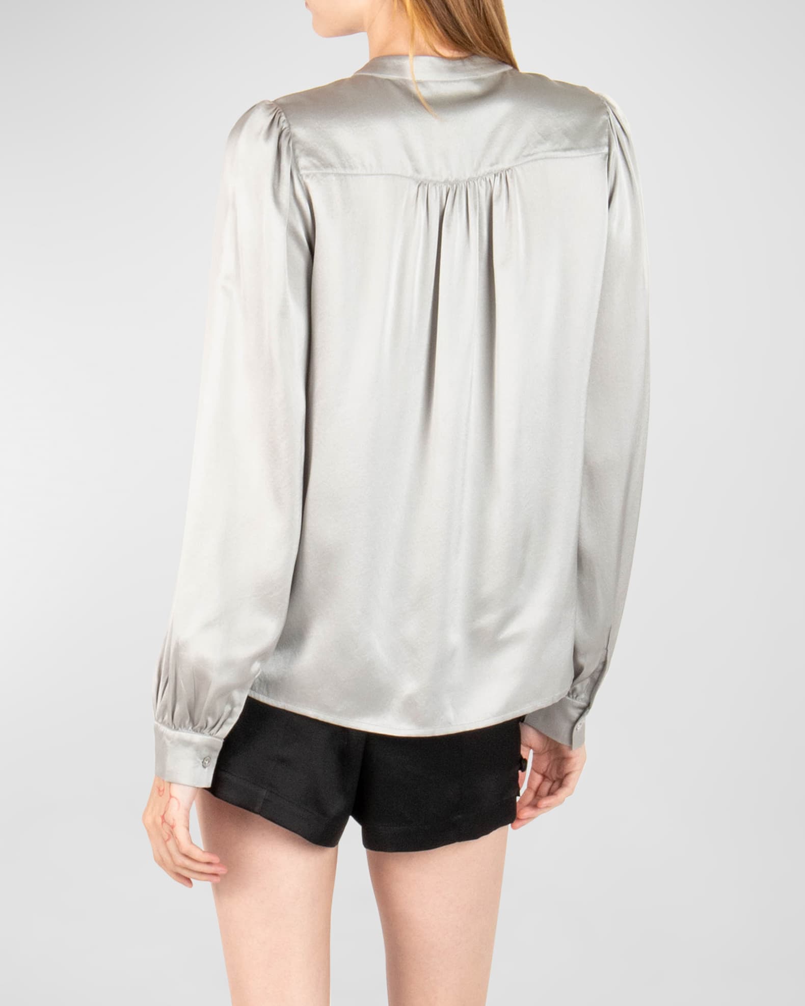 Secret Mission Vivi Silk Removable Chain Blouse | Neiman Marcus Secret Mission Vivi Silk Removable Chain Blouse | Neiman Marcus