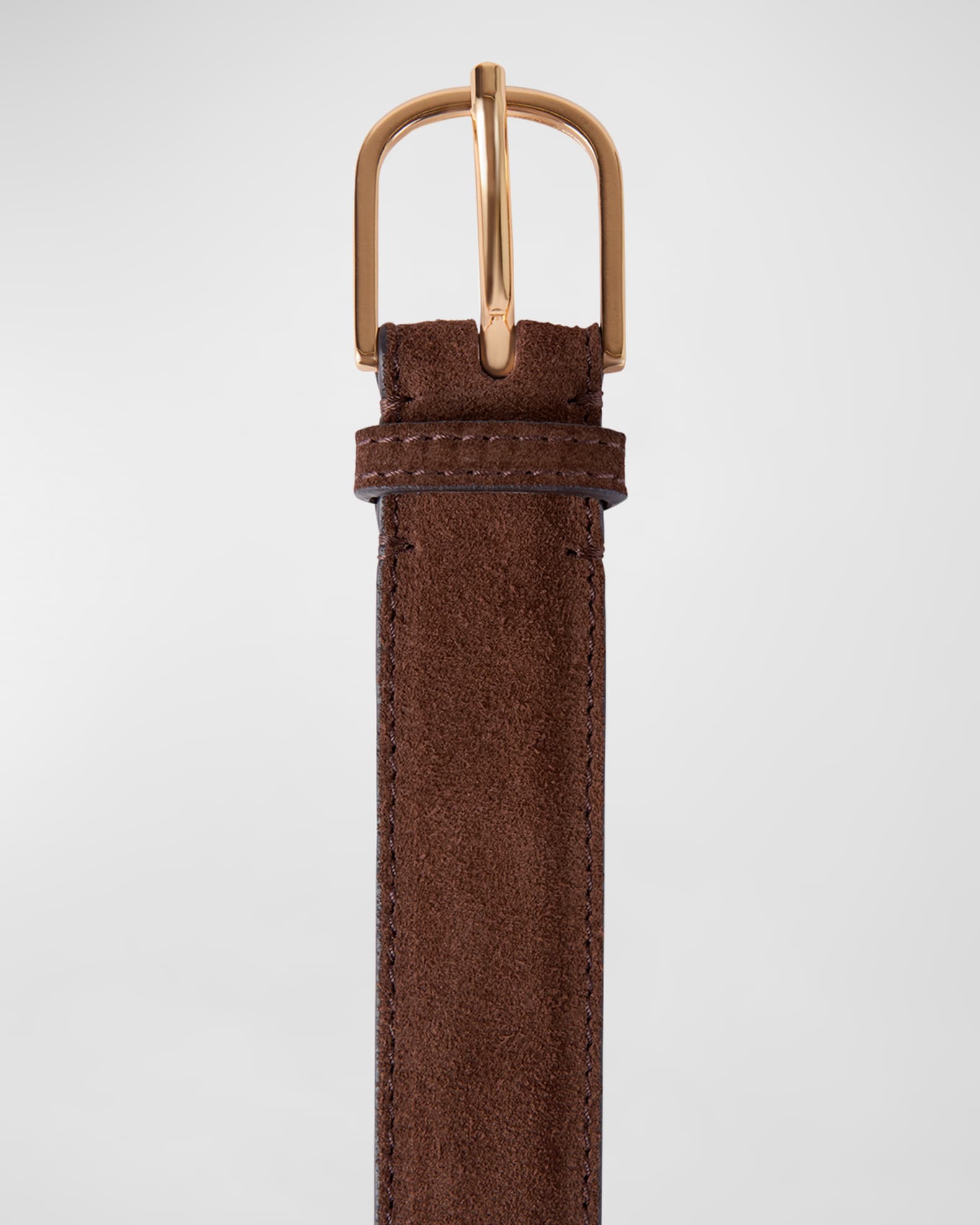 ベルト TOTEME SUEDE SLIM BELT Slim suede trouser belt espresso – TOTEME