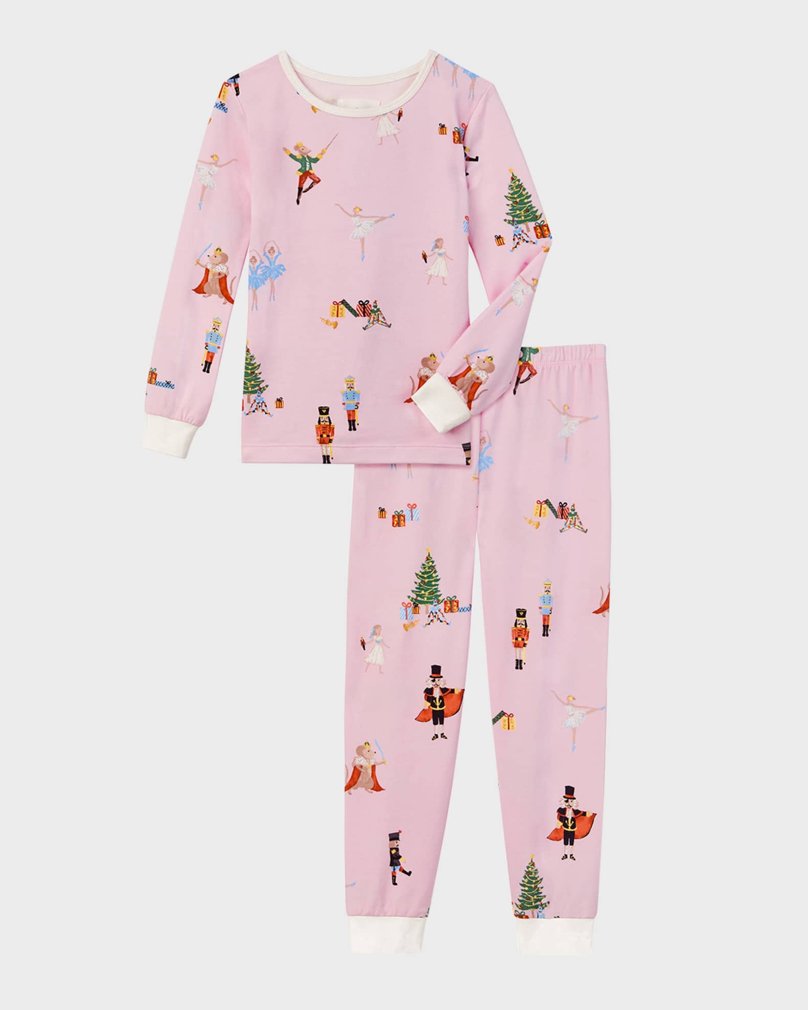BedHead Pajamas Girl's NutcrackerPrint Pajamas, Size 212 Neiman Marcus