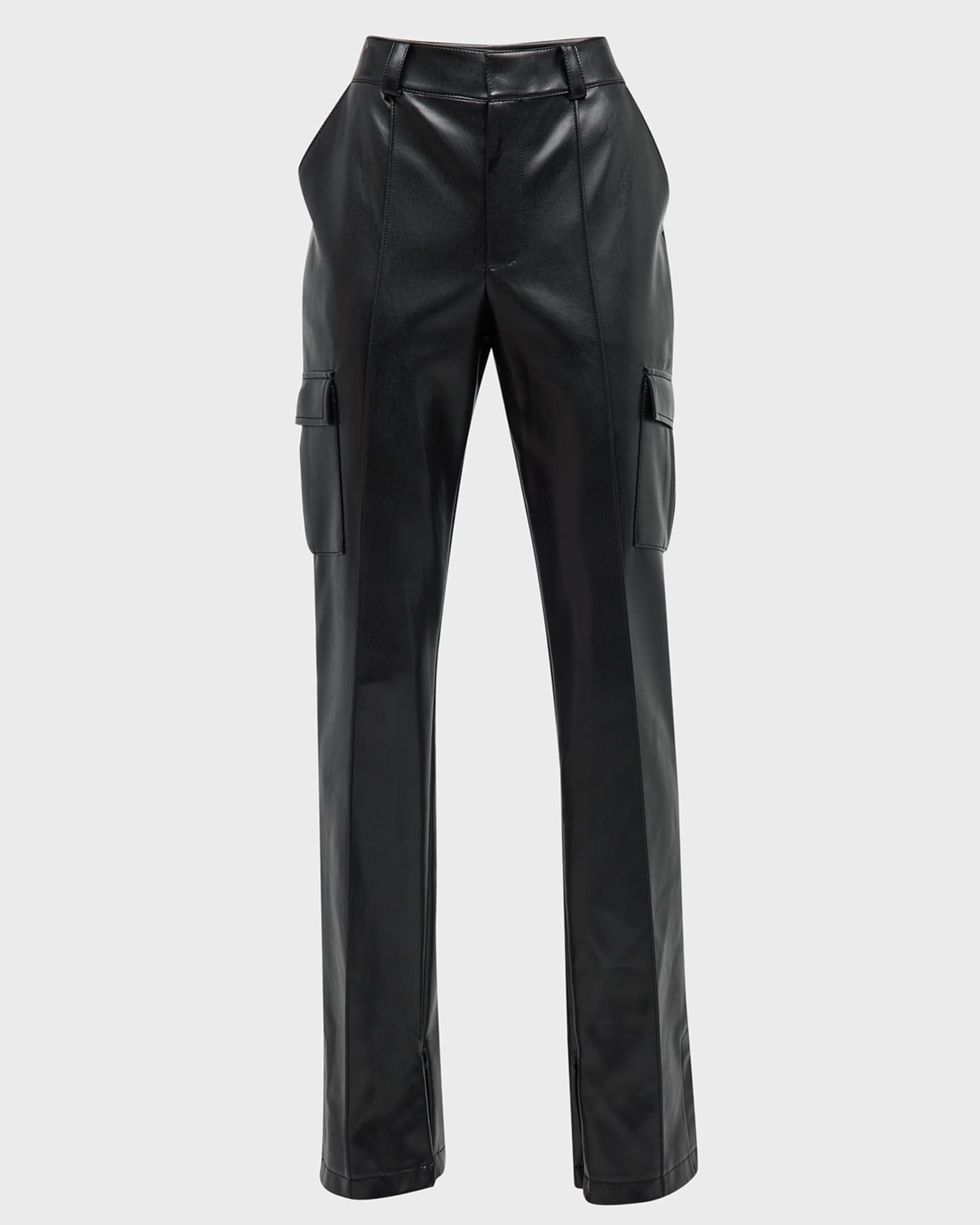 Cinq a Sept Norah Slim StraightLeg Vegan Leather Pants Neiman Marcus