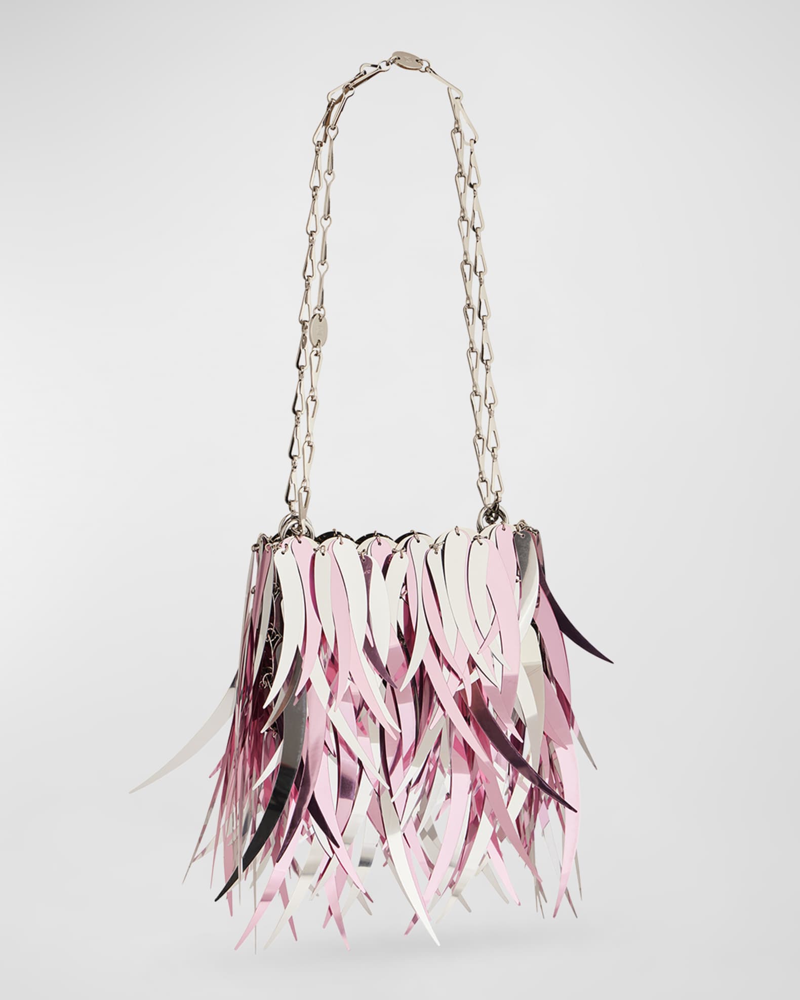 Rabanne Nano Sparkle Fringe Chain Shoulder Bag Neiman Marcus