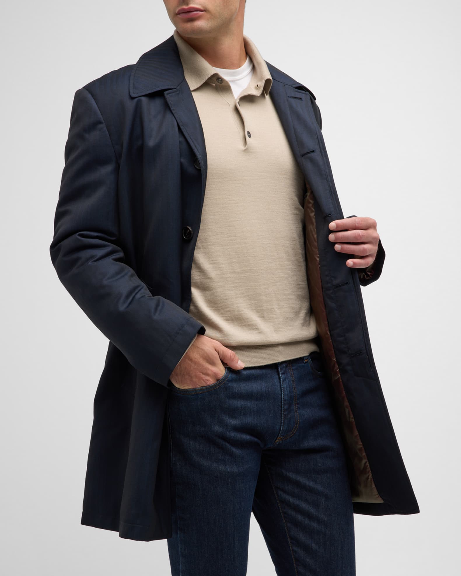 Men s Manu Modern Topcoat