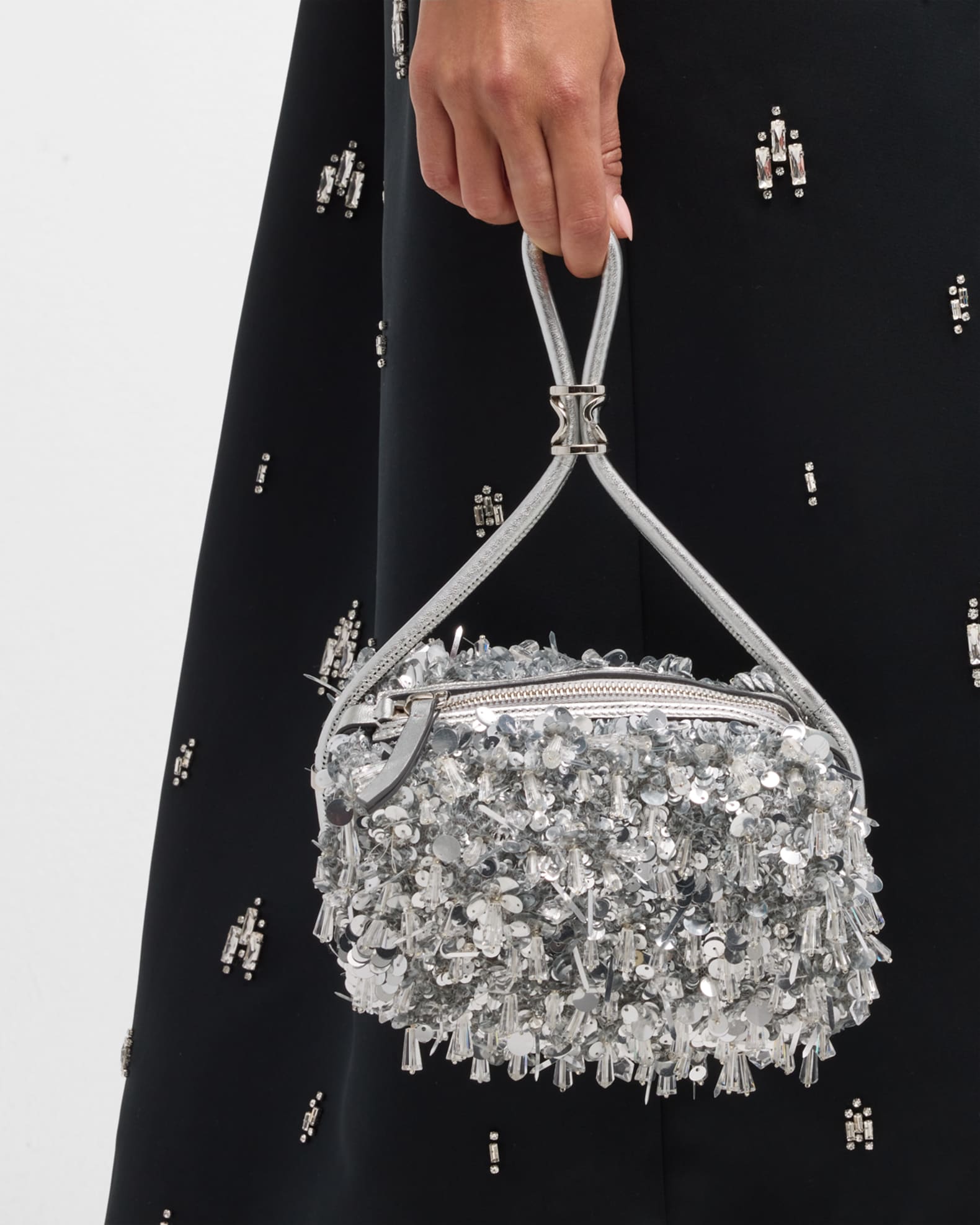 Sequin pouch bag outlet