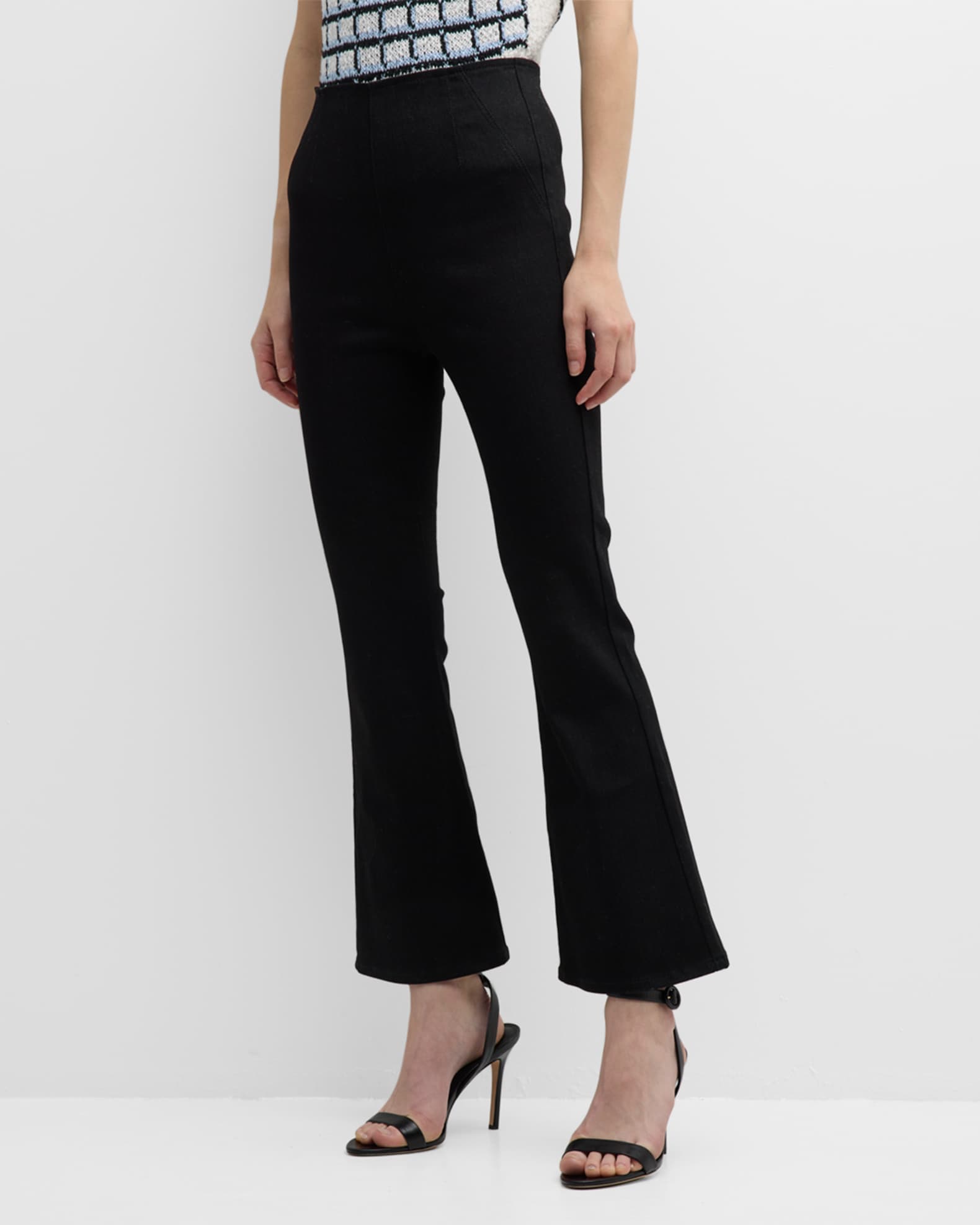 Carson Off Duty Ankle Flare Jeans