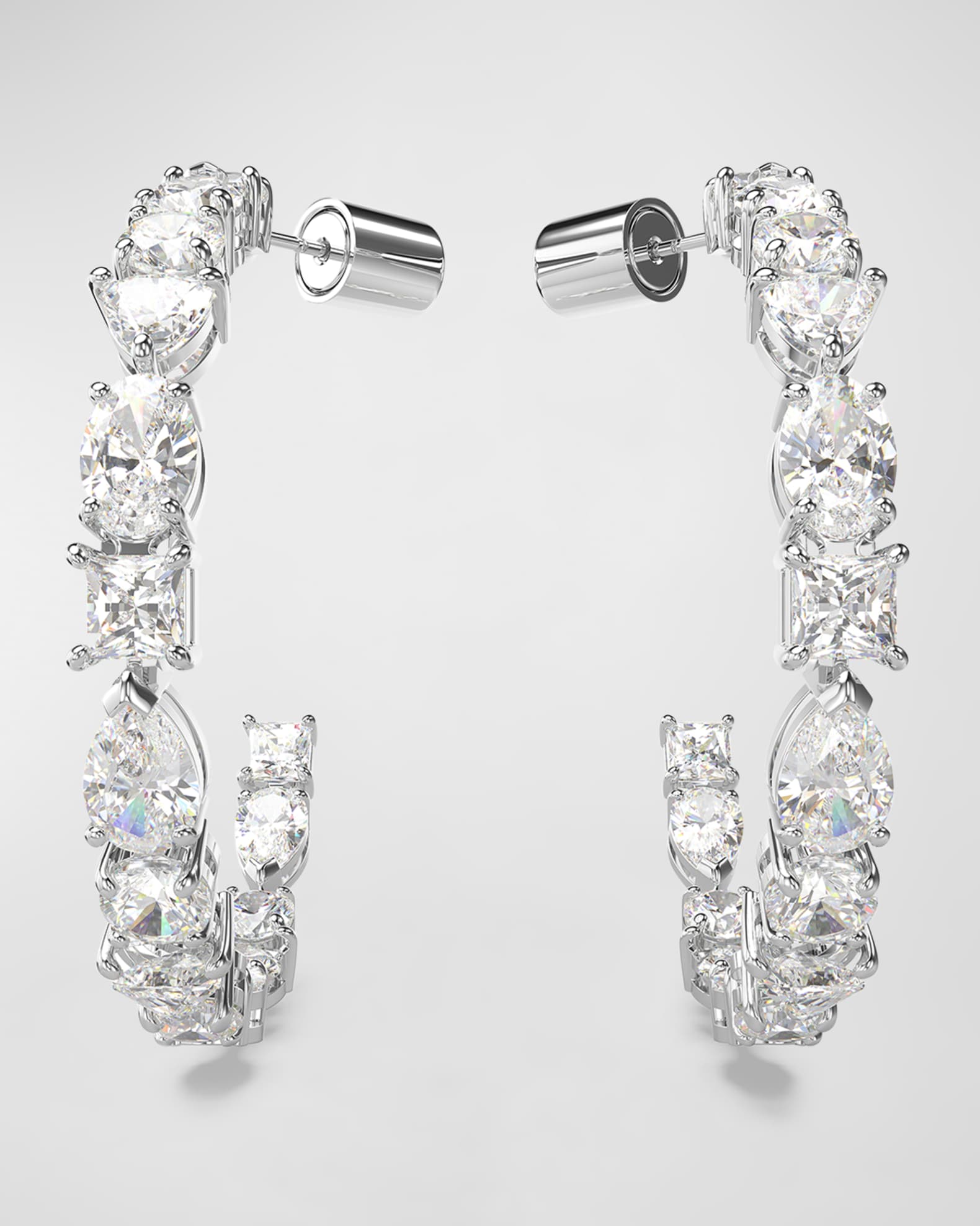 Swarovski crystal hoop earrings hotsell