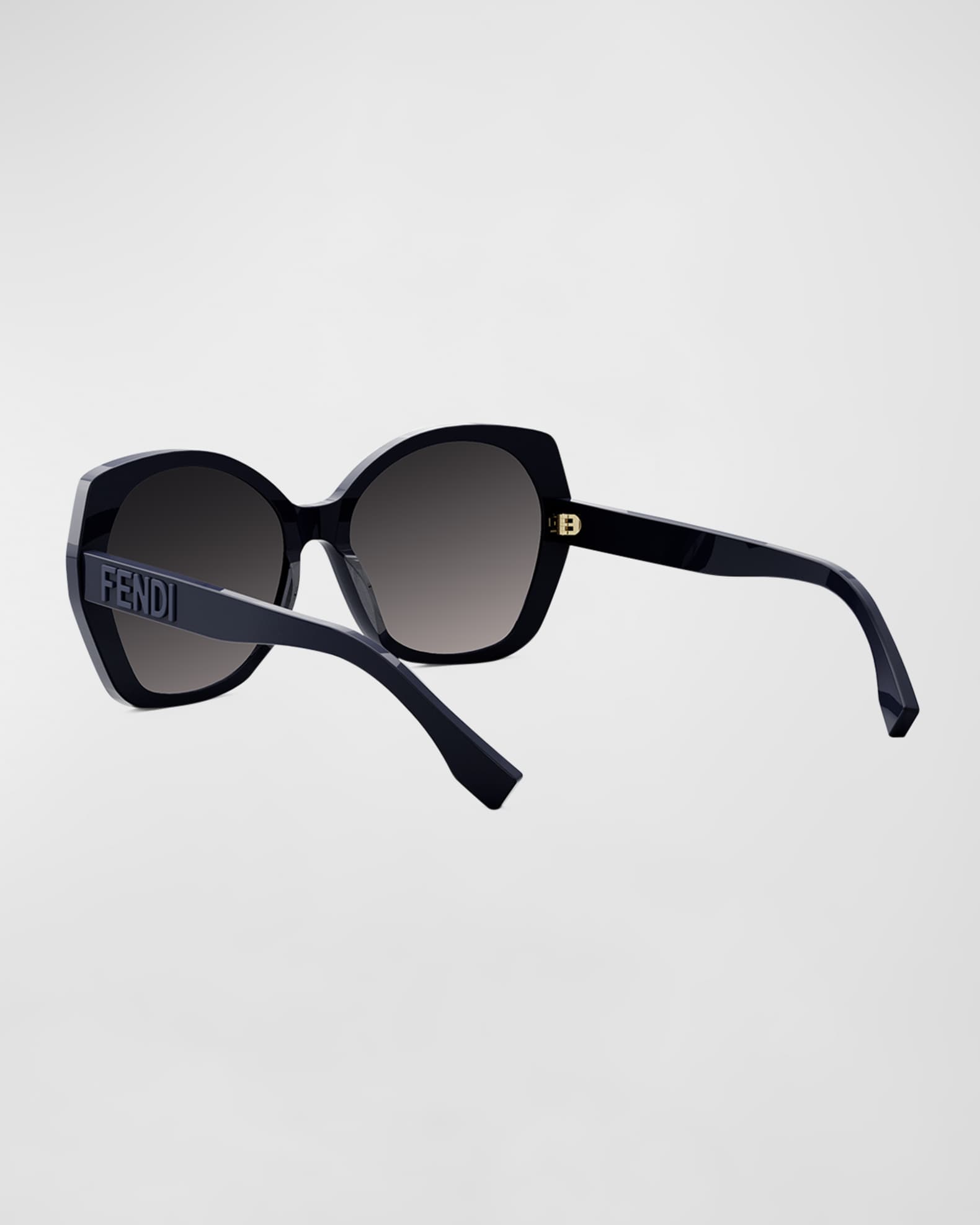 Fendi Women's Lettering Butterfly Sunglasses