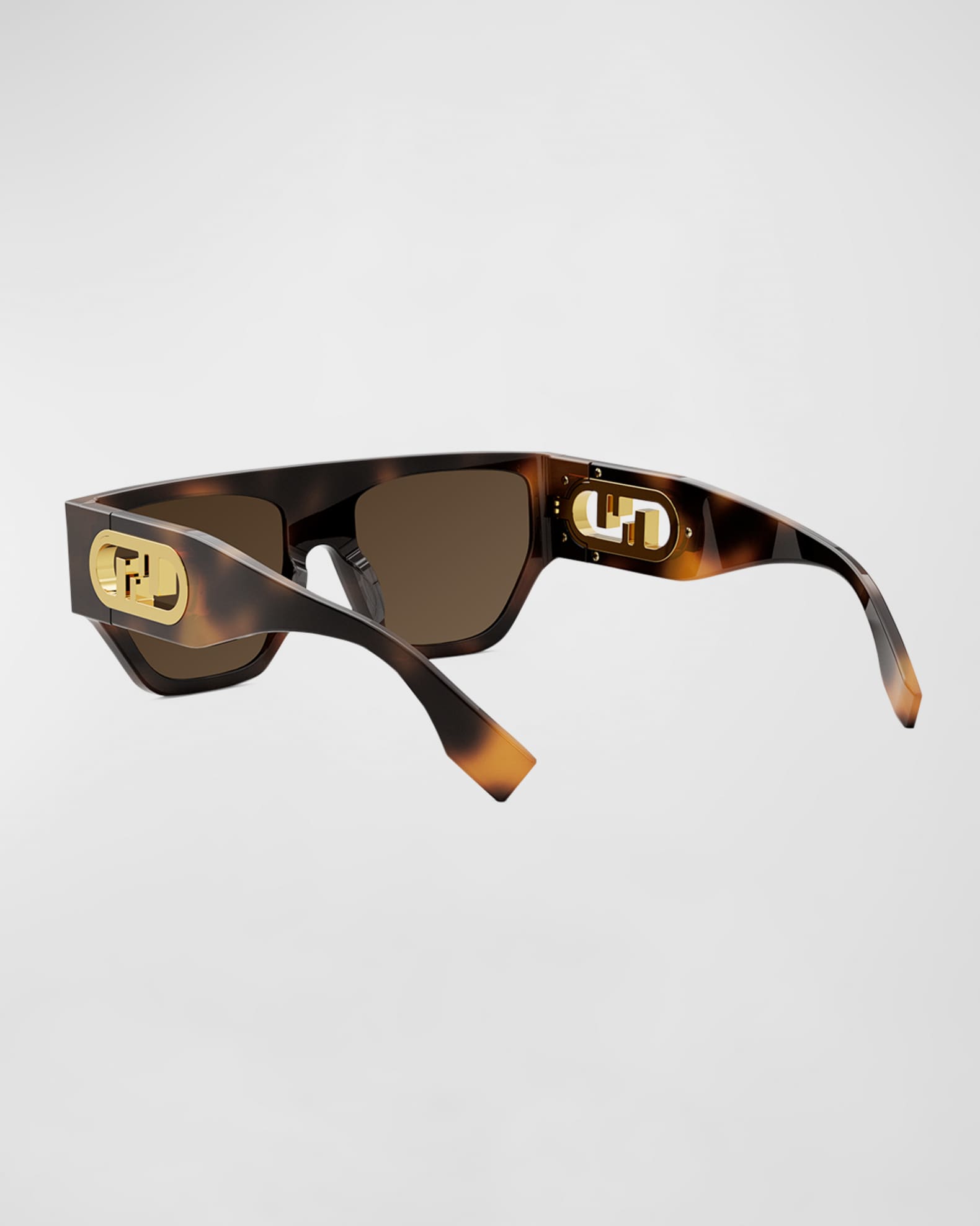 Fendi O'Lock Flat-Top Sunglasses