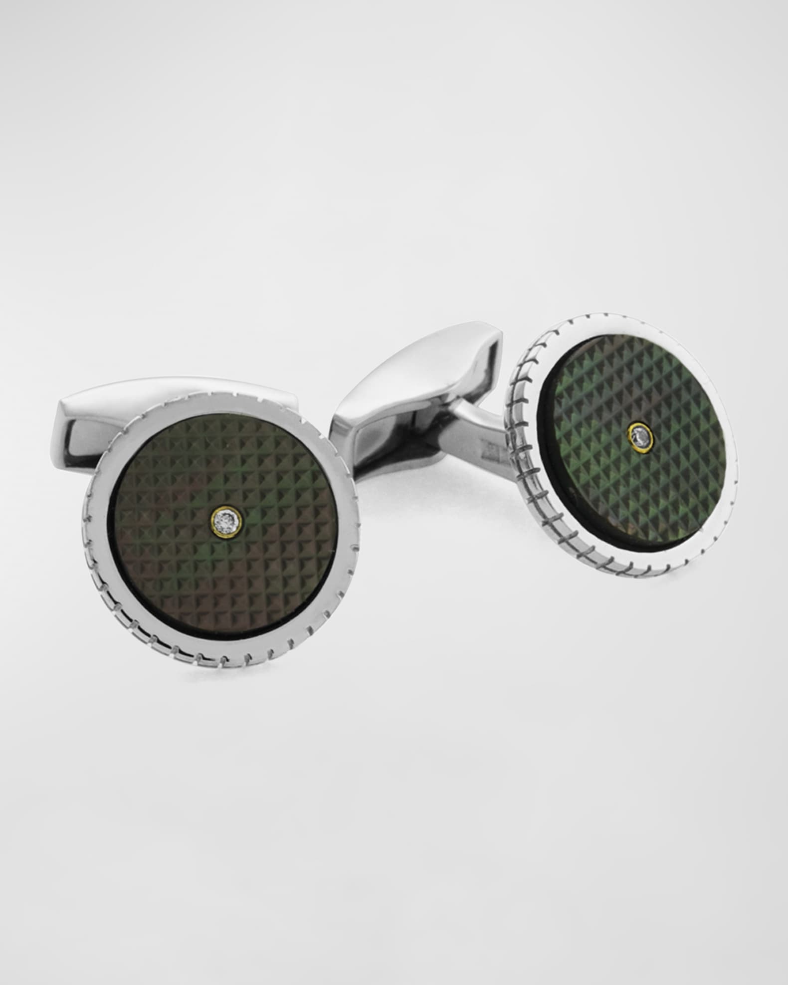 Men's Sartorial Diamond Cufflinks 0