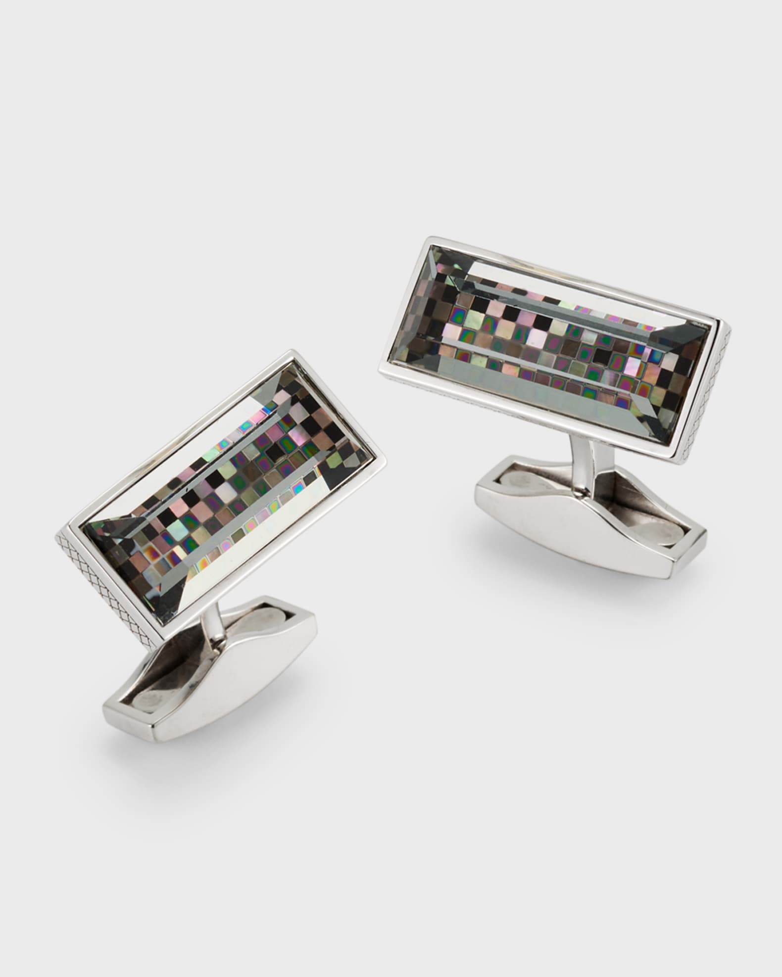 TATEOSSIAN　カフス　No.1141 TATEOSSIAN カフス No.1141 Tateossian - Tiger Eye Brown