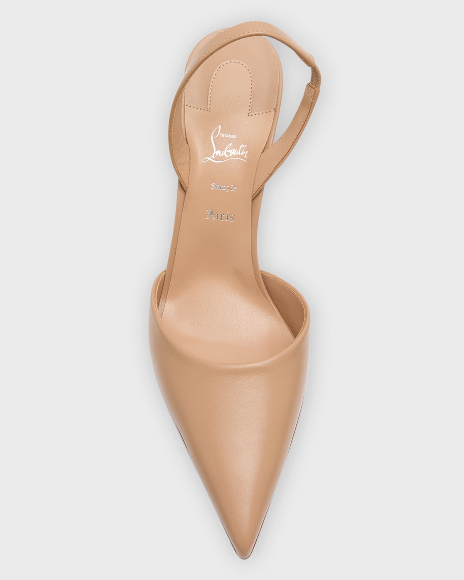 Christian louboutin apostrophy slingback hot sale