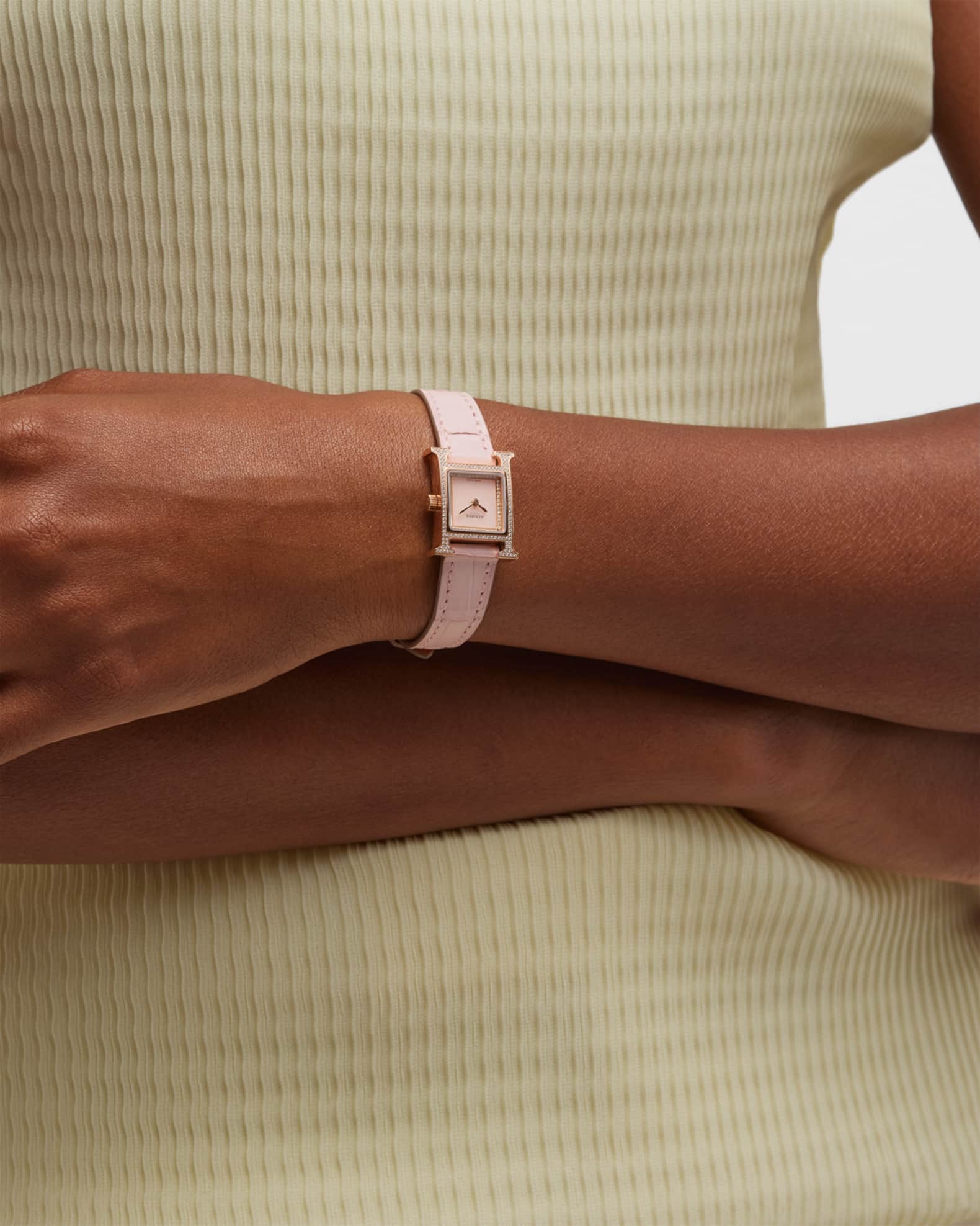 【HERMES】★Montre Heure H, 21 x 21 mm Heure H watch, Mini model, 21 mm | Hermès USA