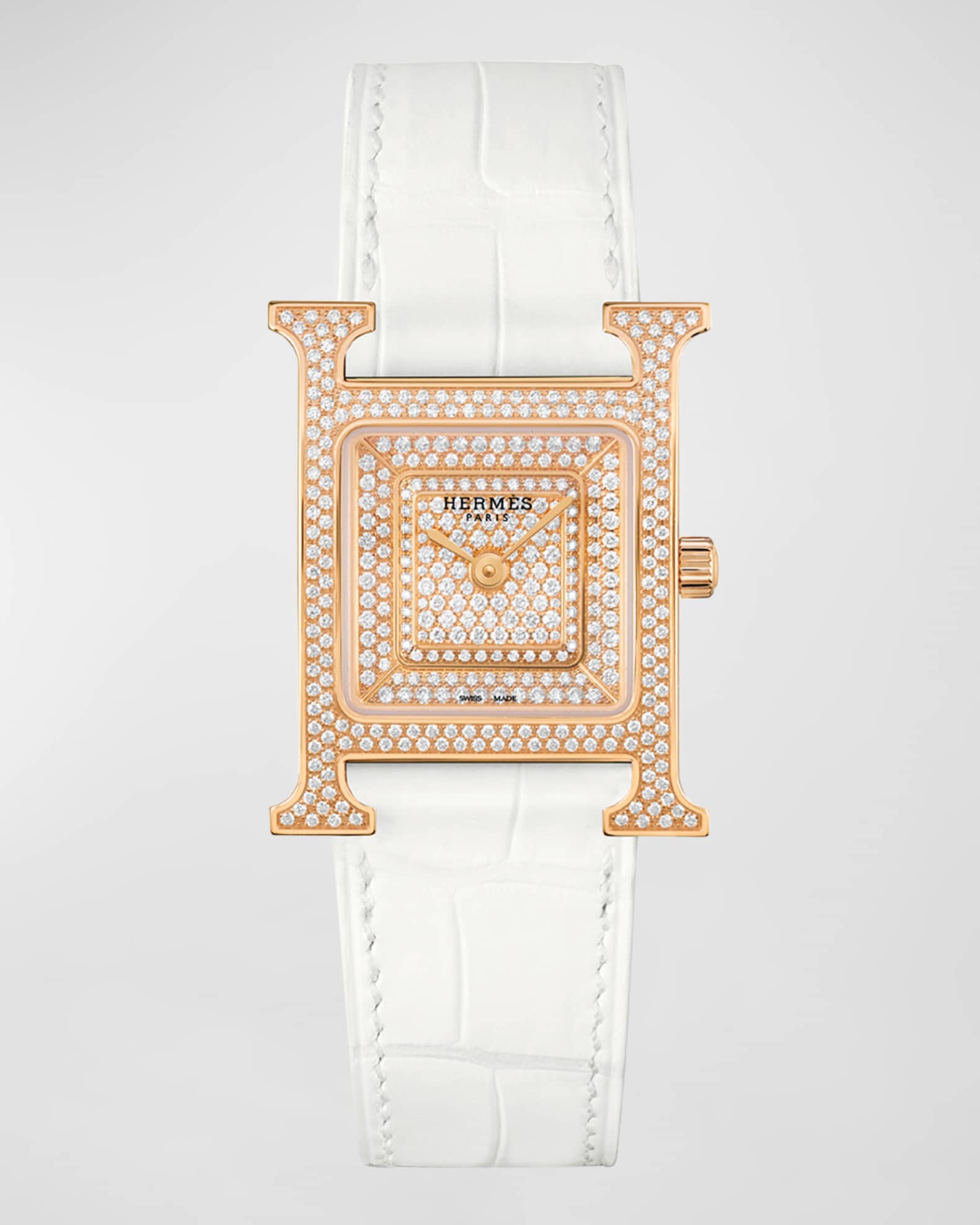 Hermes Heure H Watch, Small Model, 25 mm | Neiman Marcus