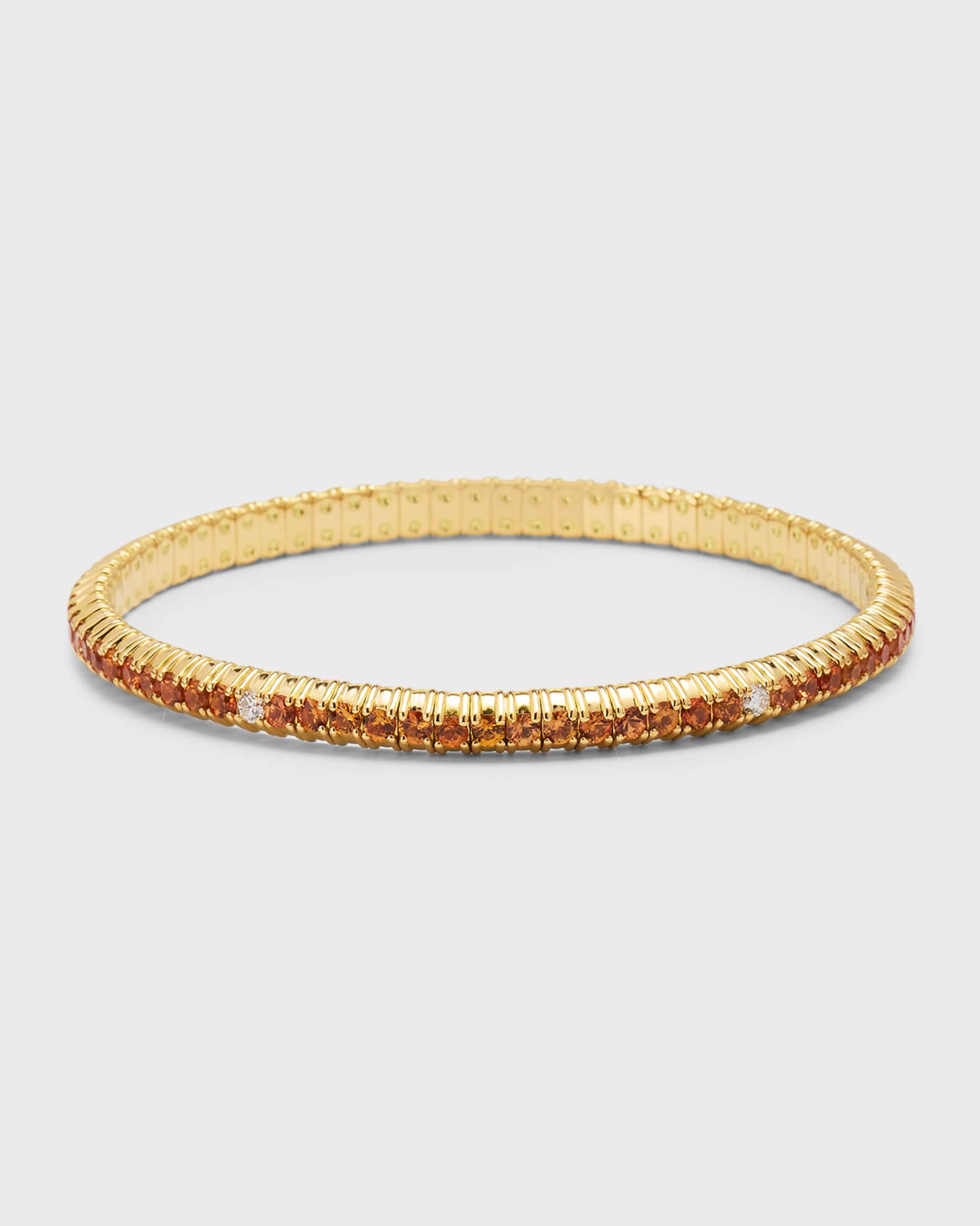 ZYDO 18K Yellow Gold Bracelet with Sapphires and Diamonds | Neiman Marcus