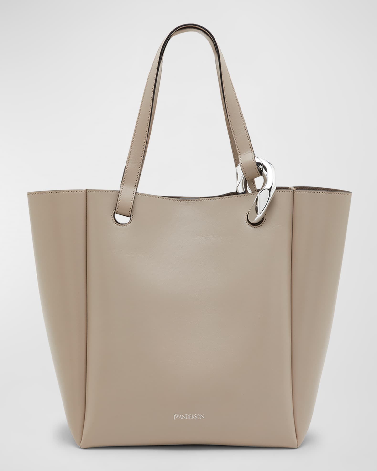 JW Anderson Corner Chain-Link Leather Tote Bag
