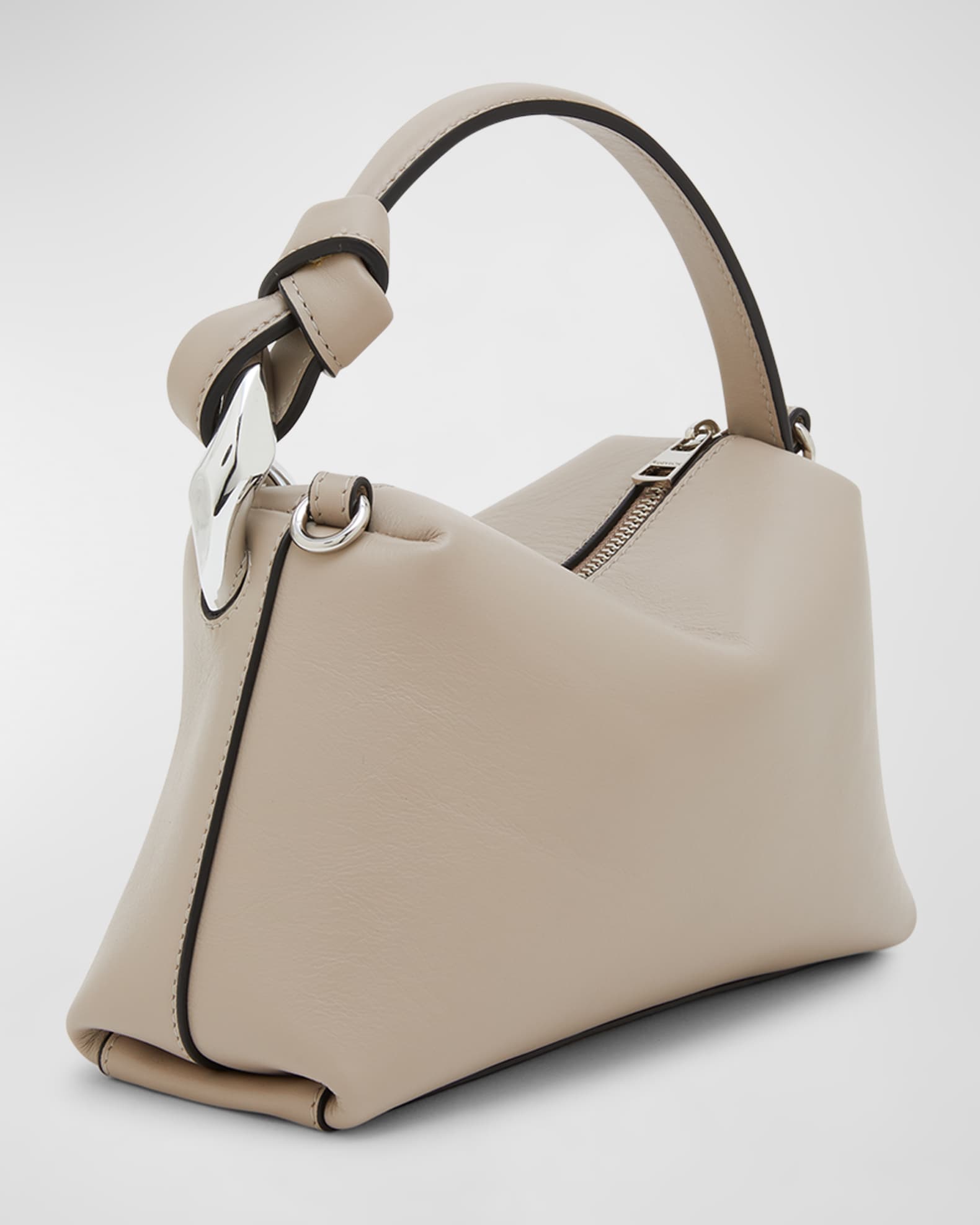 JW Anderson Corner Small Zip Leather Shoulder Bag | Neiman Marcus